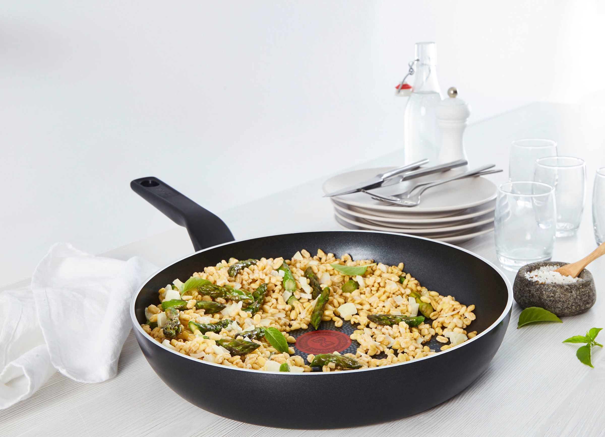 Tefal Bratpfanne »Generous Cook«, Aluminium, (1 tlg.), Thermo-Signal-Temperaturanzeiger, Induktion