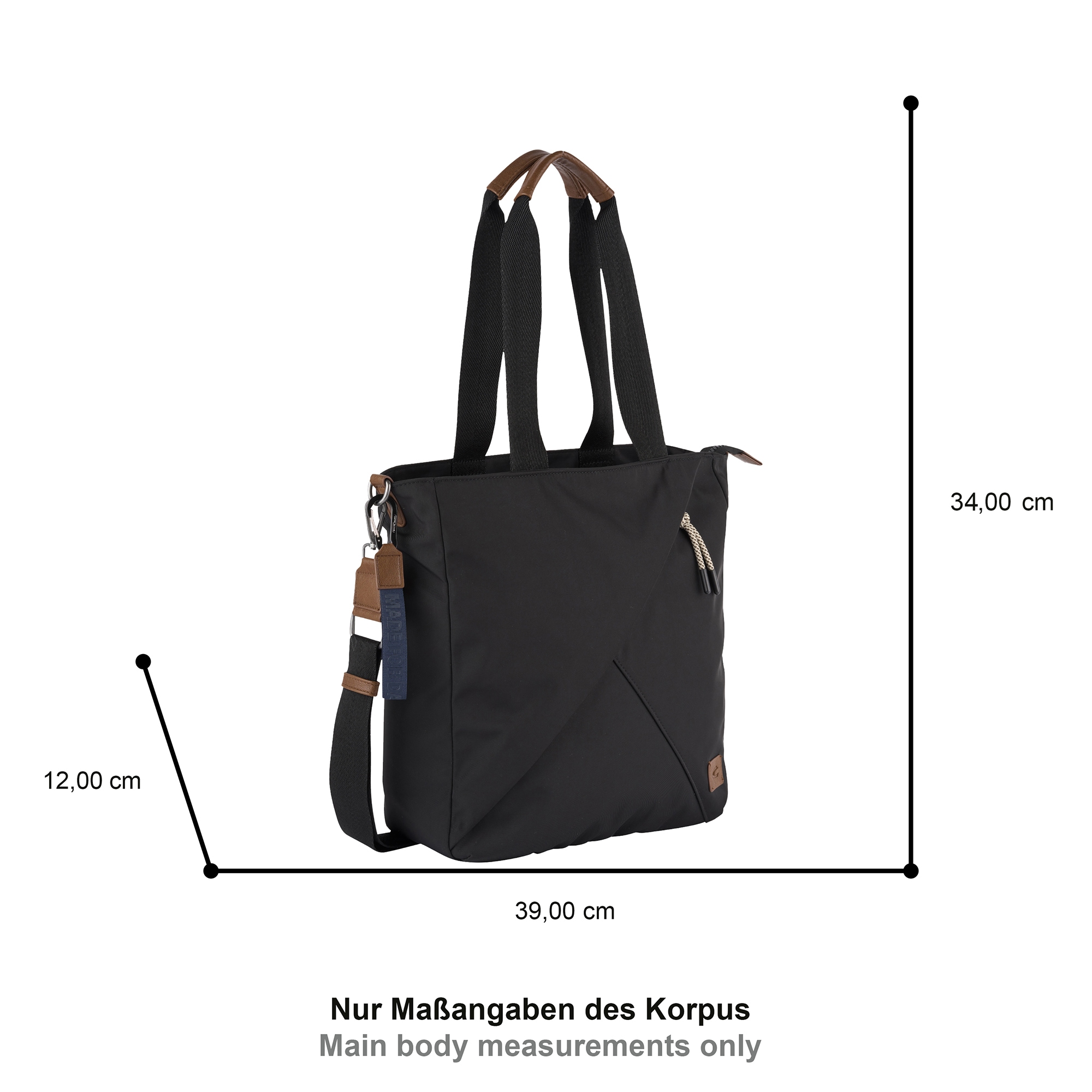 camel active Shopper »Aurum« aus recyceltem Polyester in Nylonstruktur, leicht & mit feinen Details