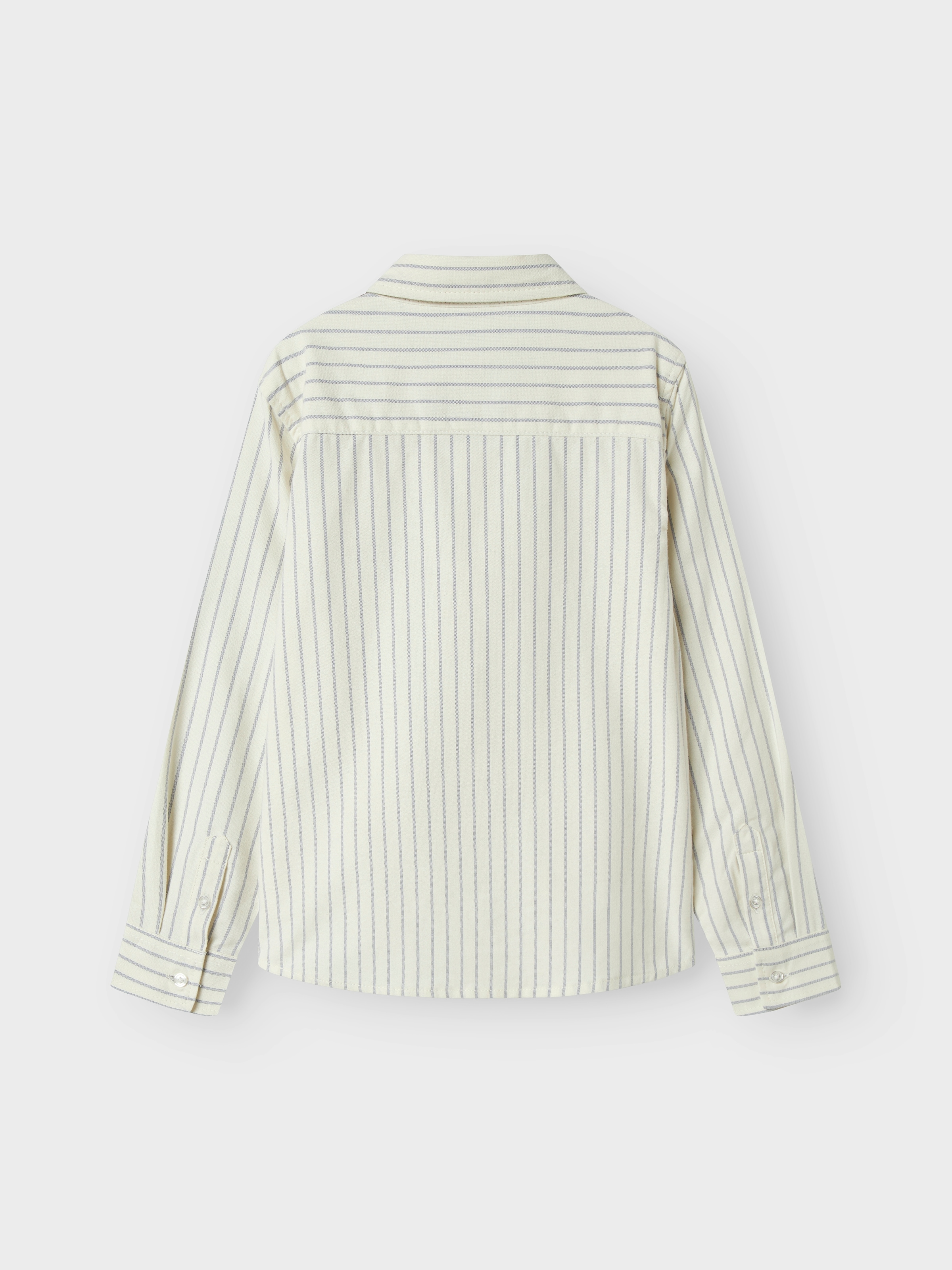 Name It Langarmhemd »NKMNEWSA für Jungen mit Knopfleiste und Baumwollkomfort«, unifarben, casual, regular fit, Baumwolle, Hemdkragen
