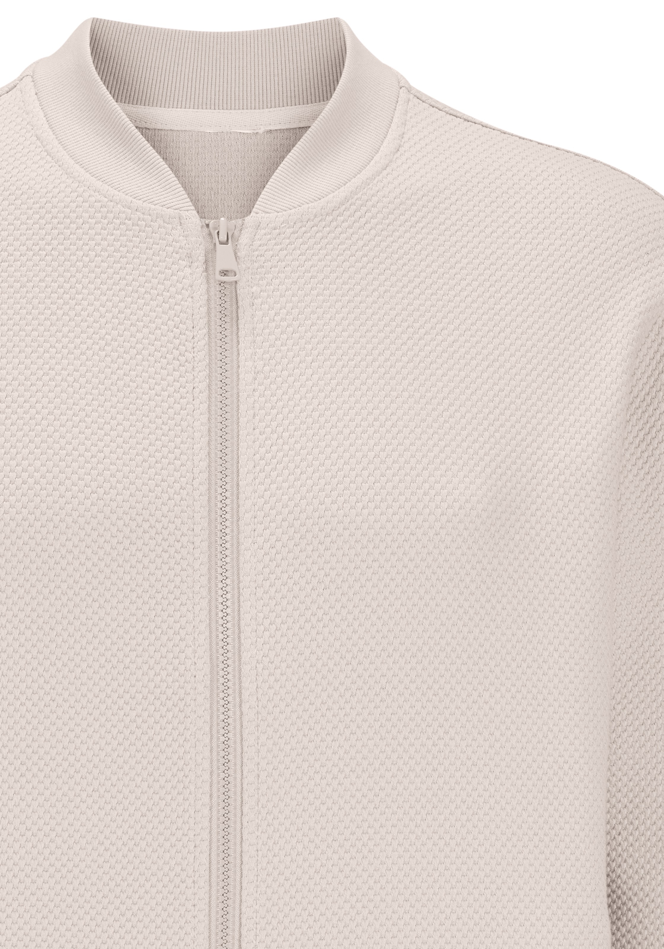 John Devin Sweatjacke »aus Struktur-Qualität« aus Struktur-Qualität