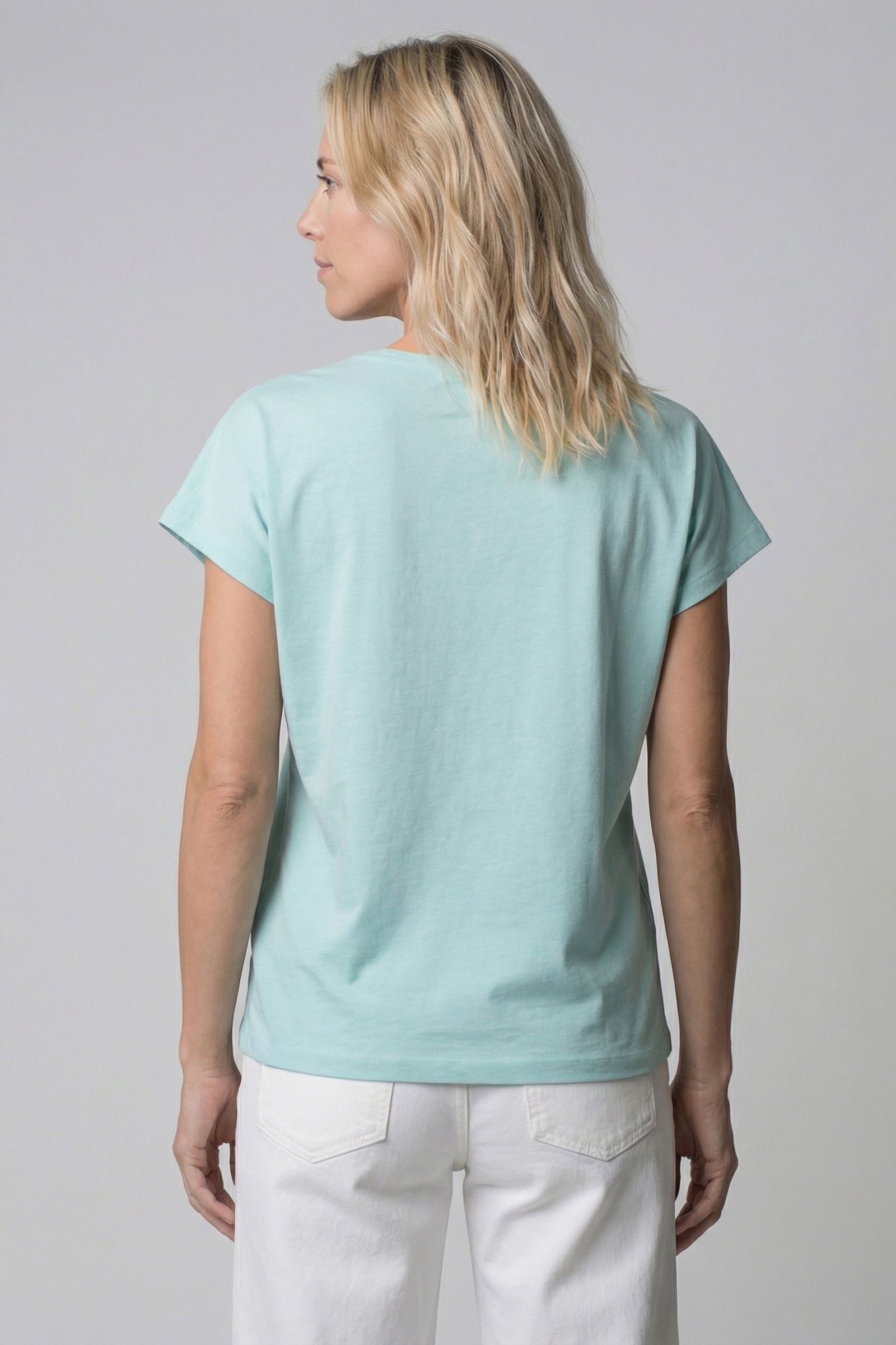 Alife & Kickin Rundhalsshirt leichtes Sommer-Top aus Bio-Baumwolle mit Rundhals