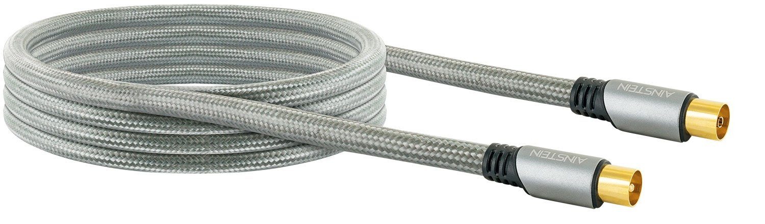 HDTV Antennenkabel, 4-fach geschirmt, 75 Ohm, vergoldete Stecker...
