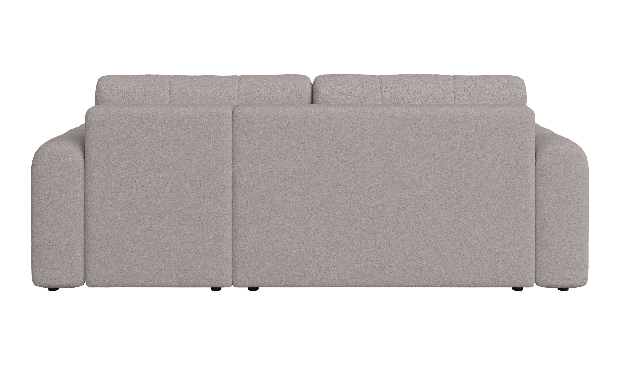 INOSIGN Ecksofa »Manilla, wahlweise mit Bettfunktion, B/T/H 265/170/91 cm«, L-Form mit Recamiere rechts/links bestellbar, Wellenunterfederung