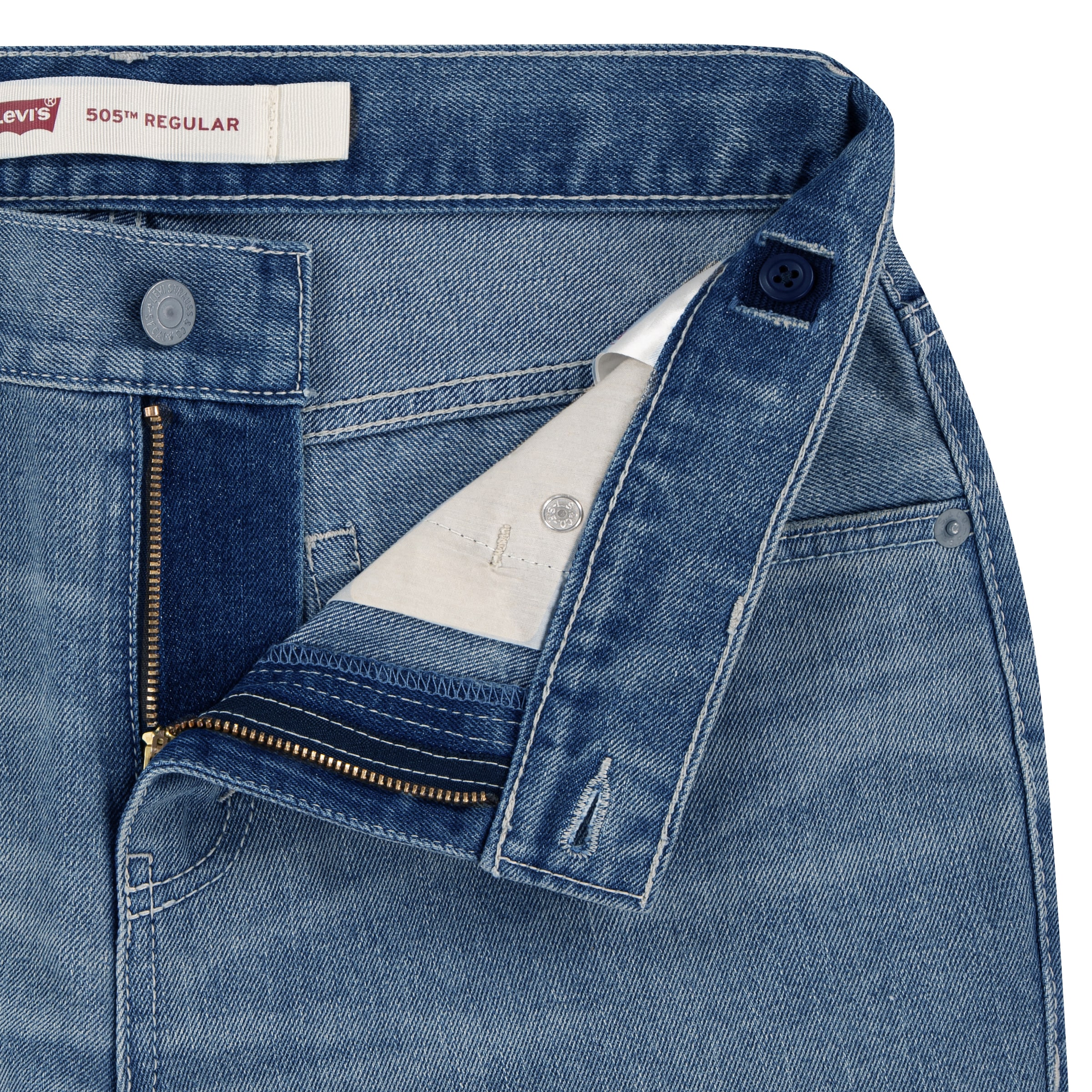Levi's® Kids Regular-fit-Jeans »LVB 505 REGULAR FIT JEAN« im Five-Pocket Style