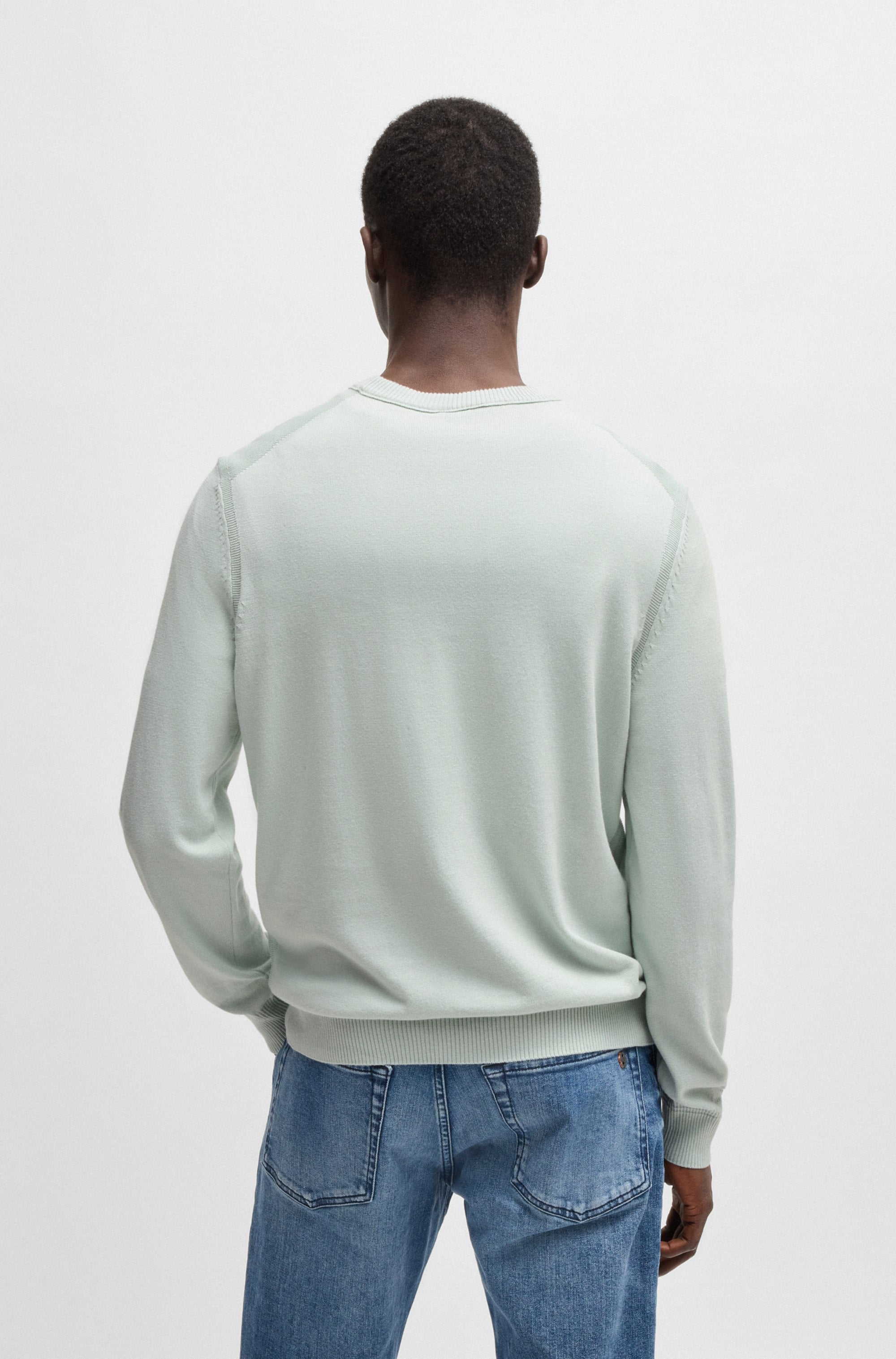 BOSS ORANGE Strickpullover »Asac«, mit Logostickerei auf der Brust