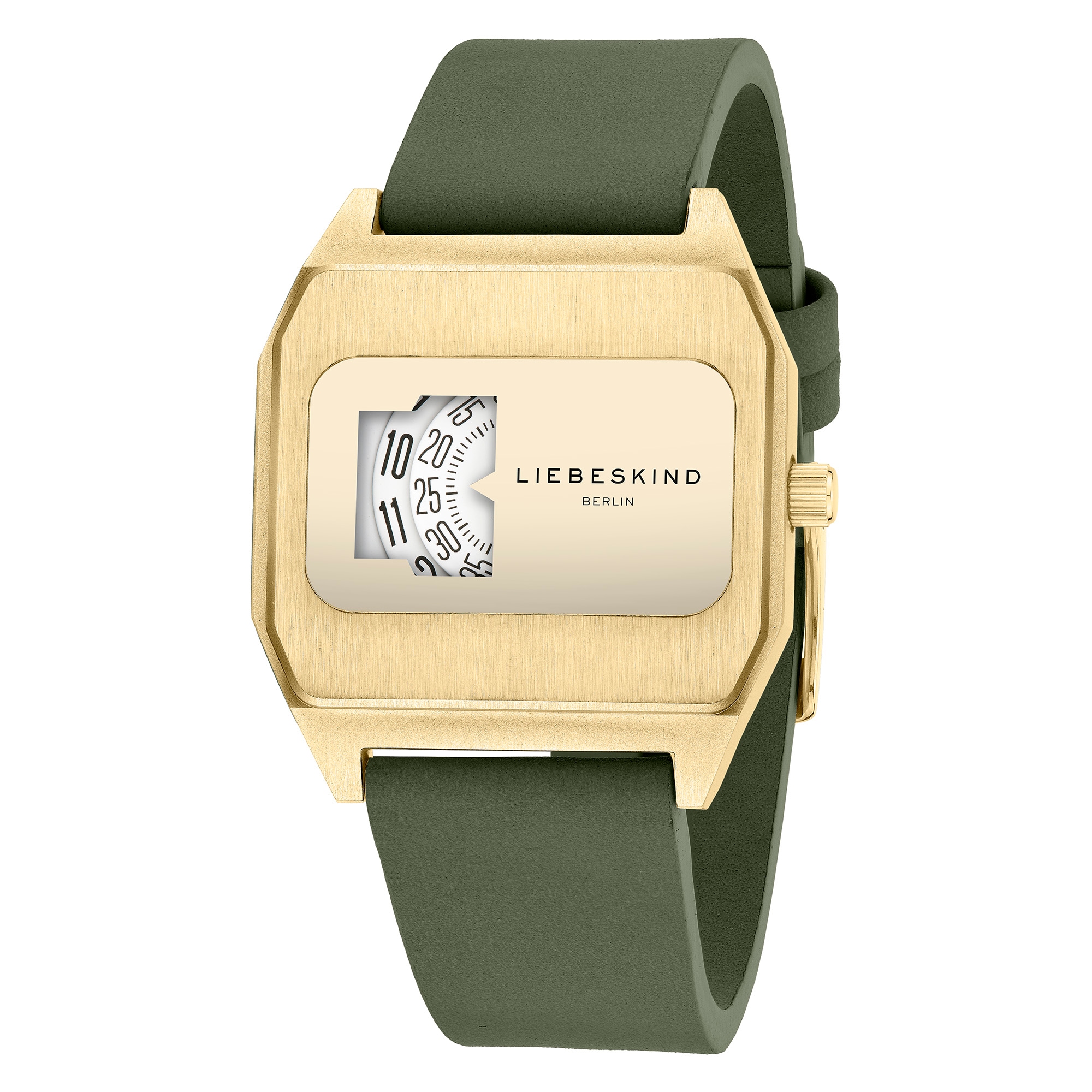 Liebeskind Berlin Quarzuhr »Vinyl Vision« Armbanduhr, Damenuhr, Lederarmband, analog