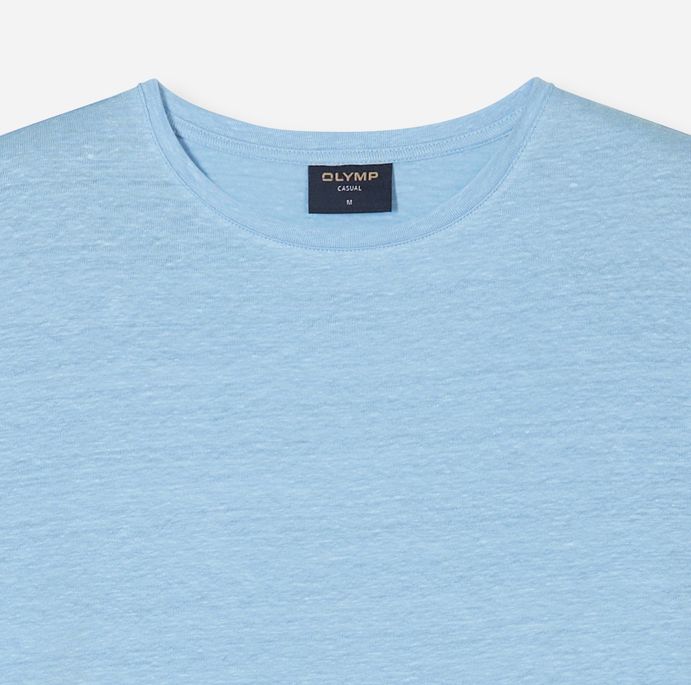 OLYMP Rundhalsshirt aus Leinen