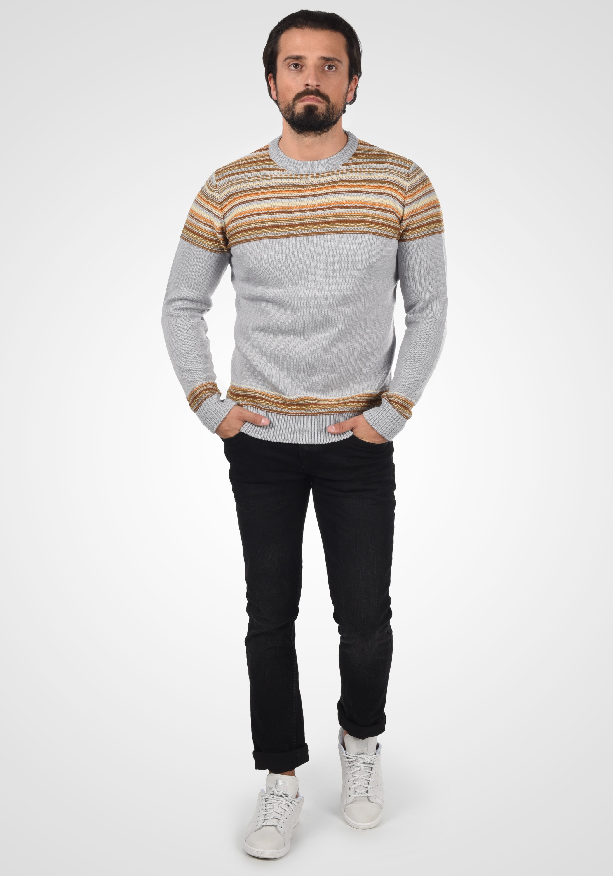 Indicode Strickfleece-Pullover »Strickpullover IDLurdes«