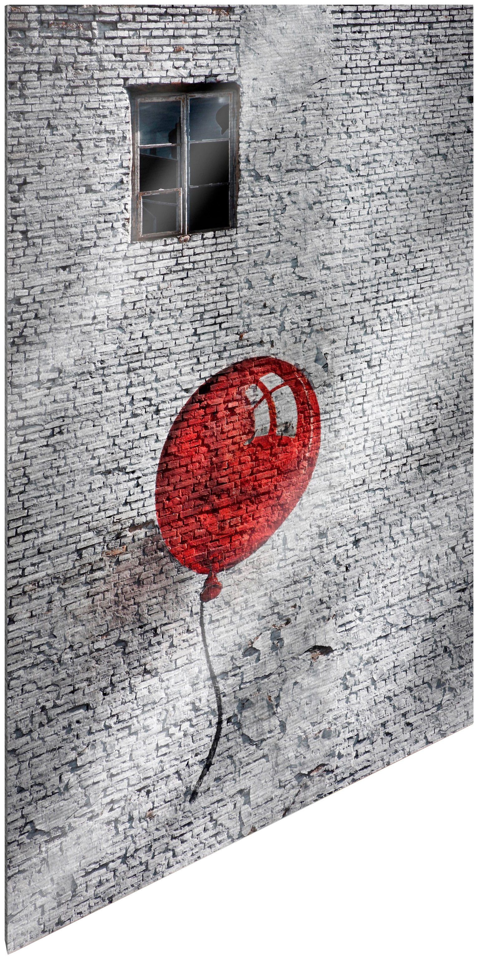 Art & Pleasure Metallbild »Stone balloon«, Städte