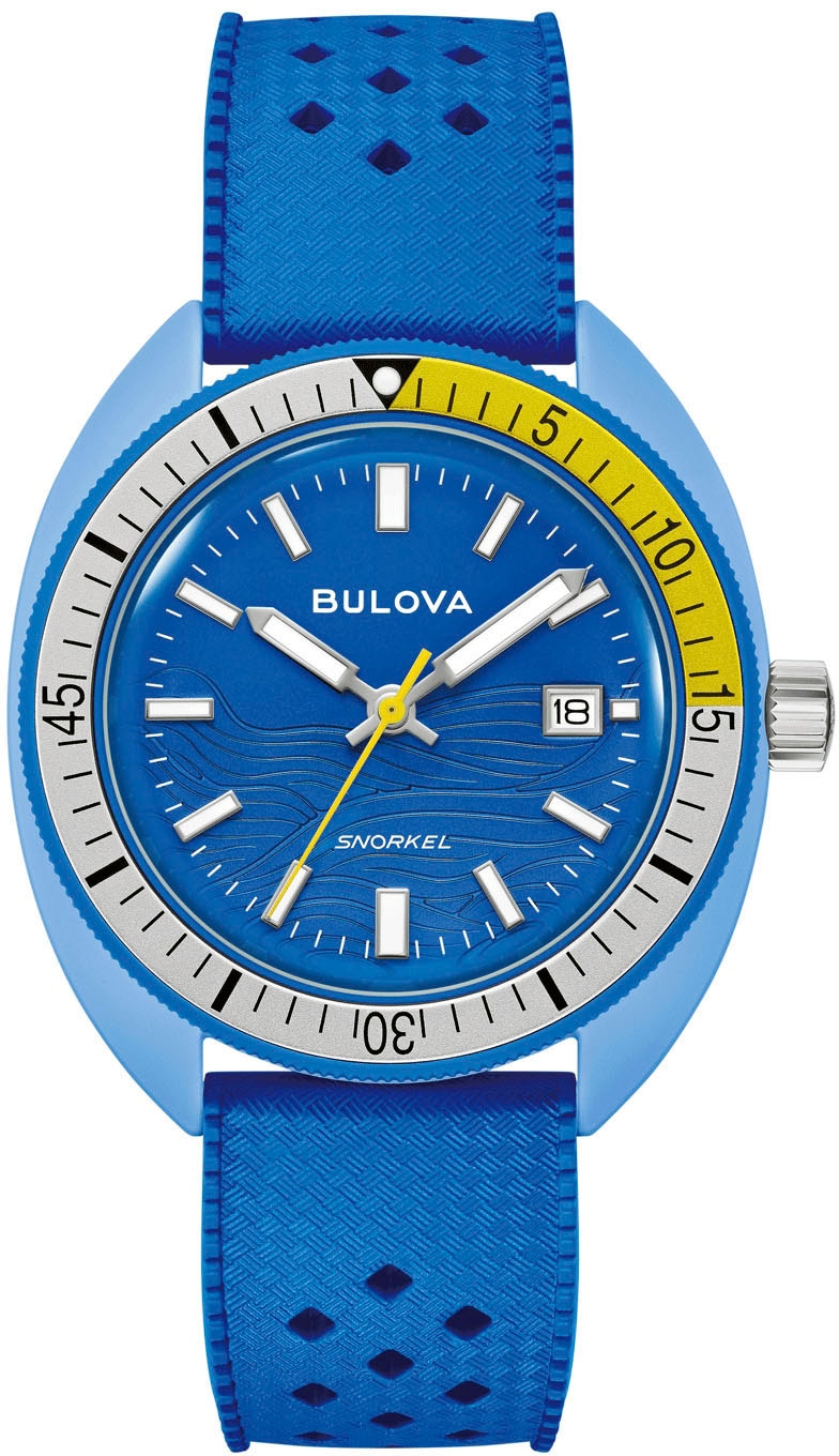 Bulova Quarzuhr Armbanduhr, Herrenuhr, analog, Tag