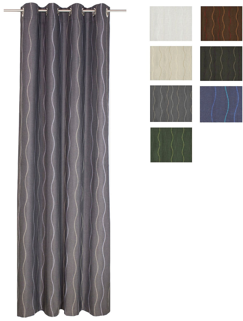 Wirth Vorhang »Sepino« Ösen 1 Stk. tlg.