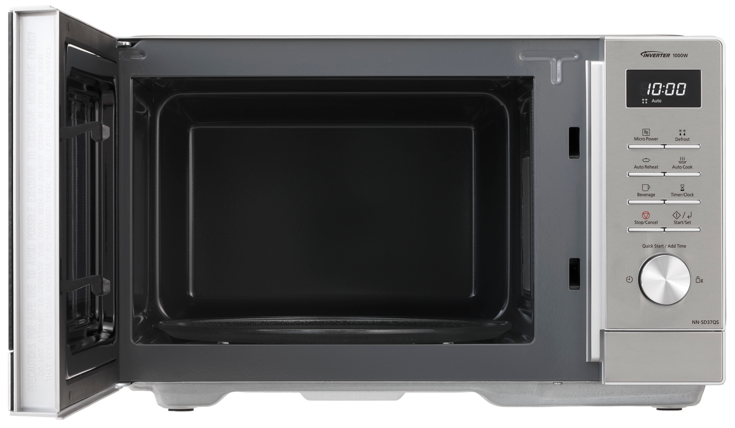 Panasonic Mikrowelle »NN-SD37QSEPG«, Mikrowelle, 1000 W, Inverter Technologie