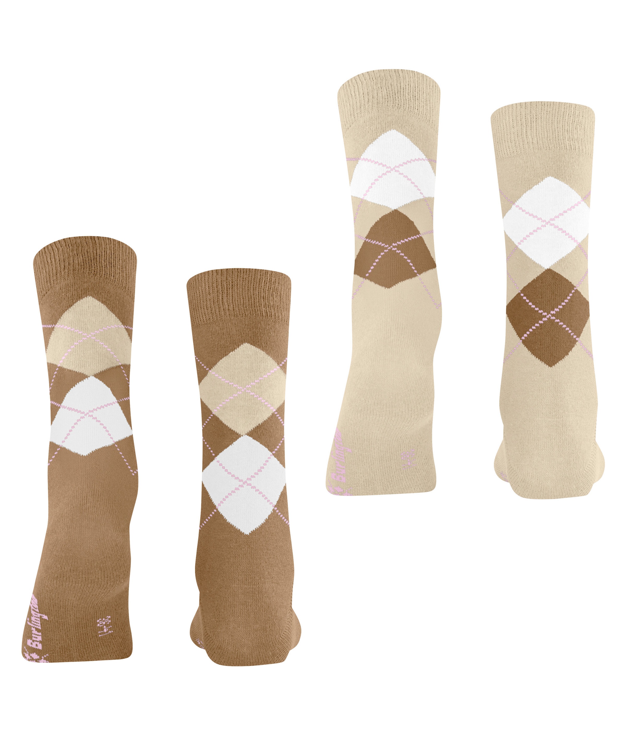 Burlington Socken »Everyday Argyle« 3er Pack,  atmungsaktiv