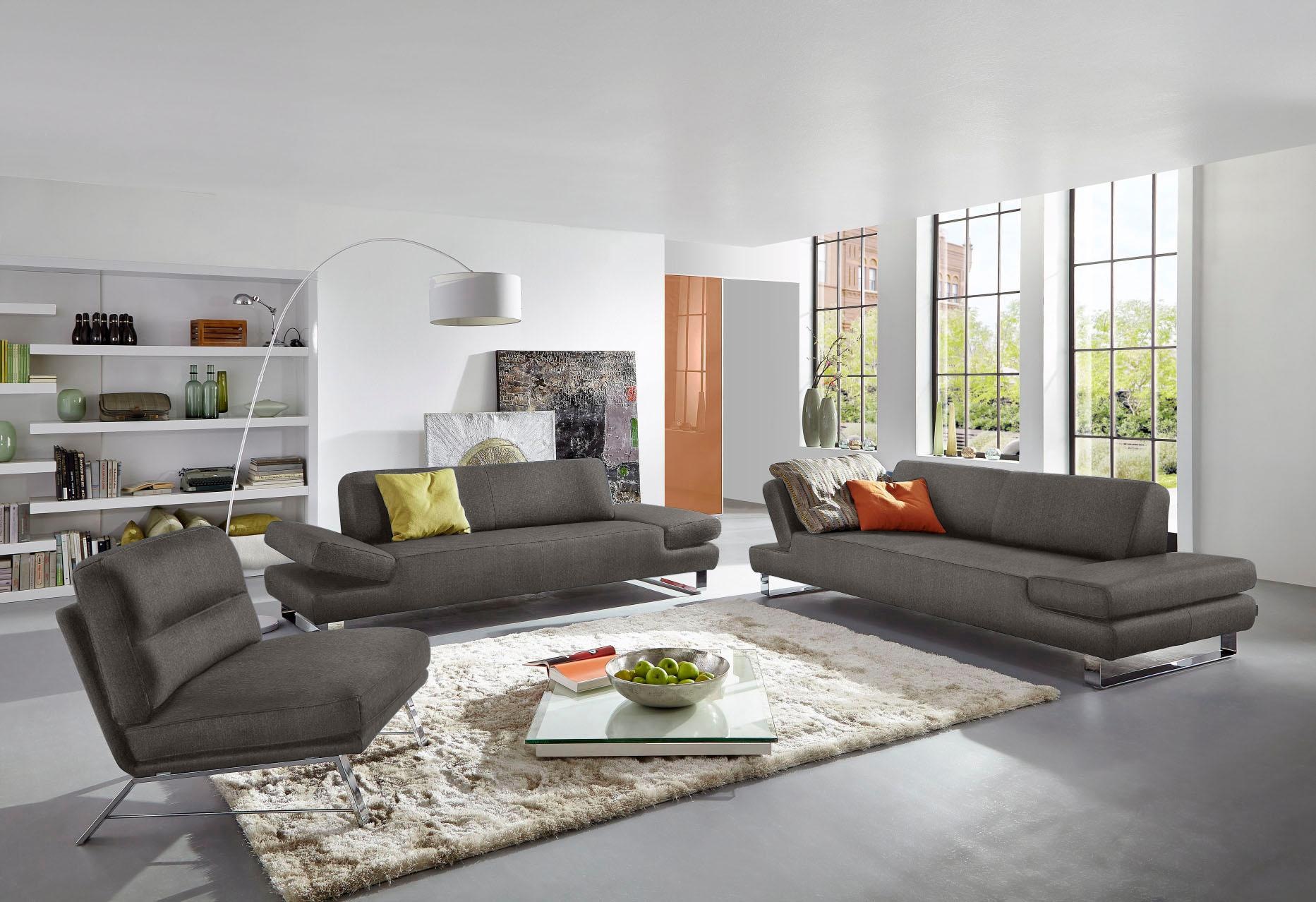 W.SCHILLIG 2-Sitzer »taboo Designsofa mit hohem Sitzkomfort«, mit Normaltiefe, inklusive Armlehnenverstellung