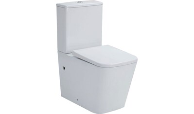 Tiefspül-WC »Aliki Square«, (Set), Stand-WC inkl. WC-Sitz und Spülkasten