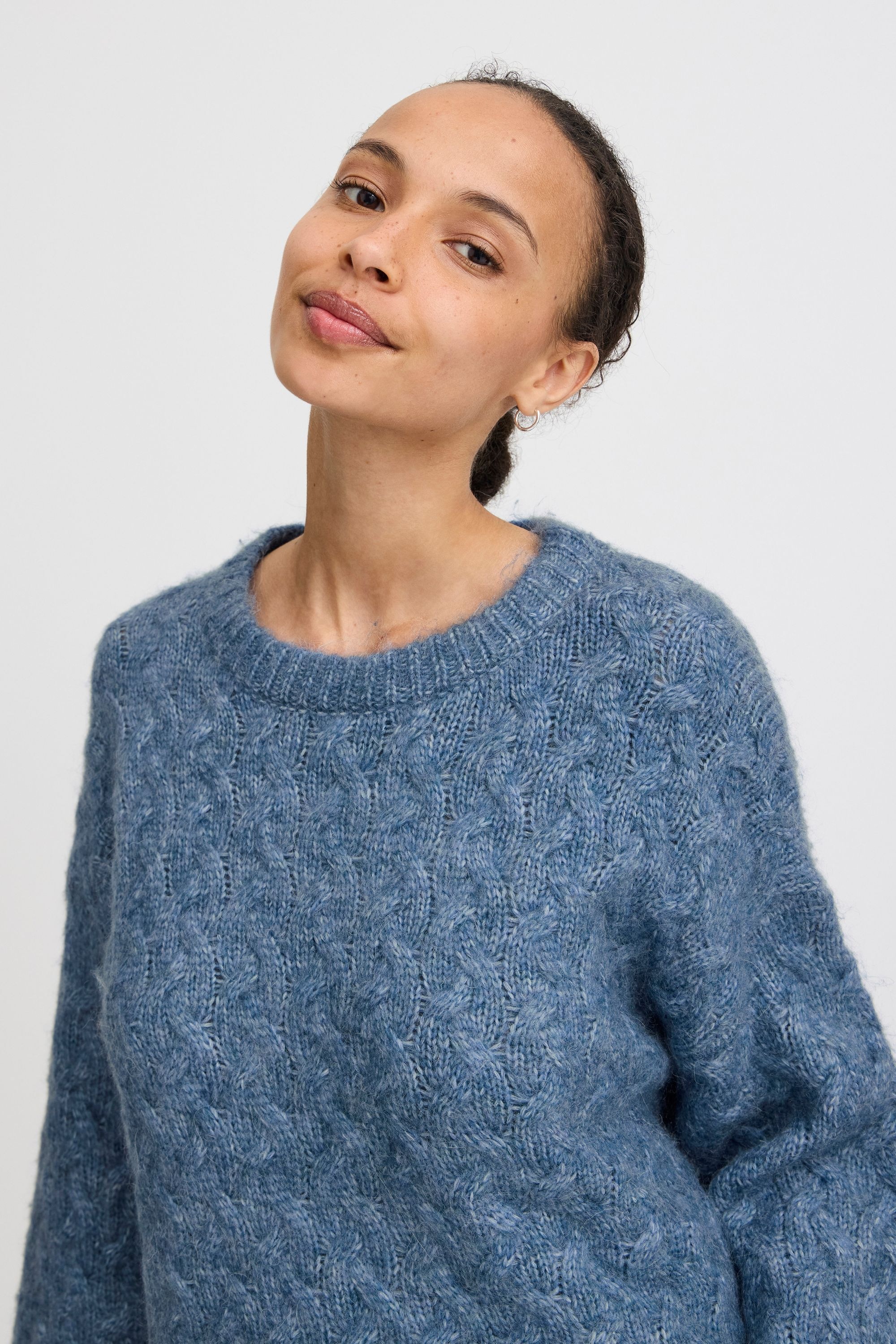 b.young Strickfleece-Pullover »Strickpullover BYOmhu«