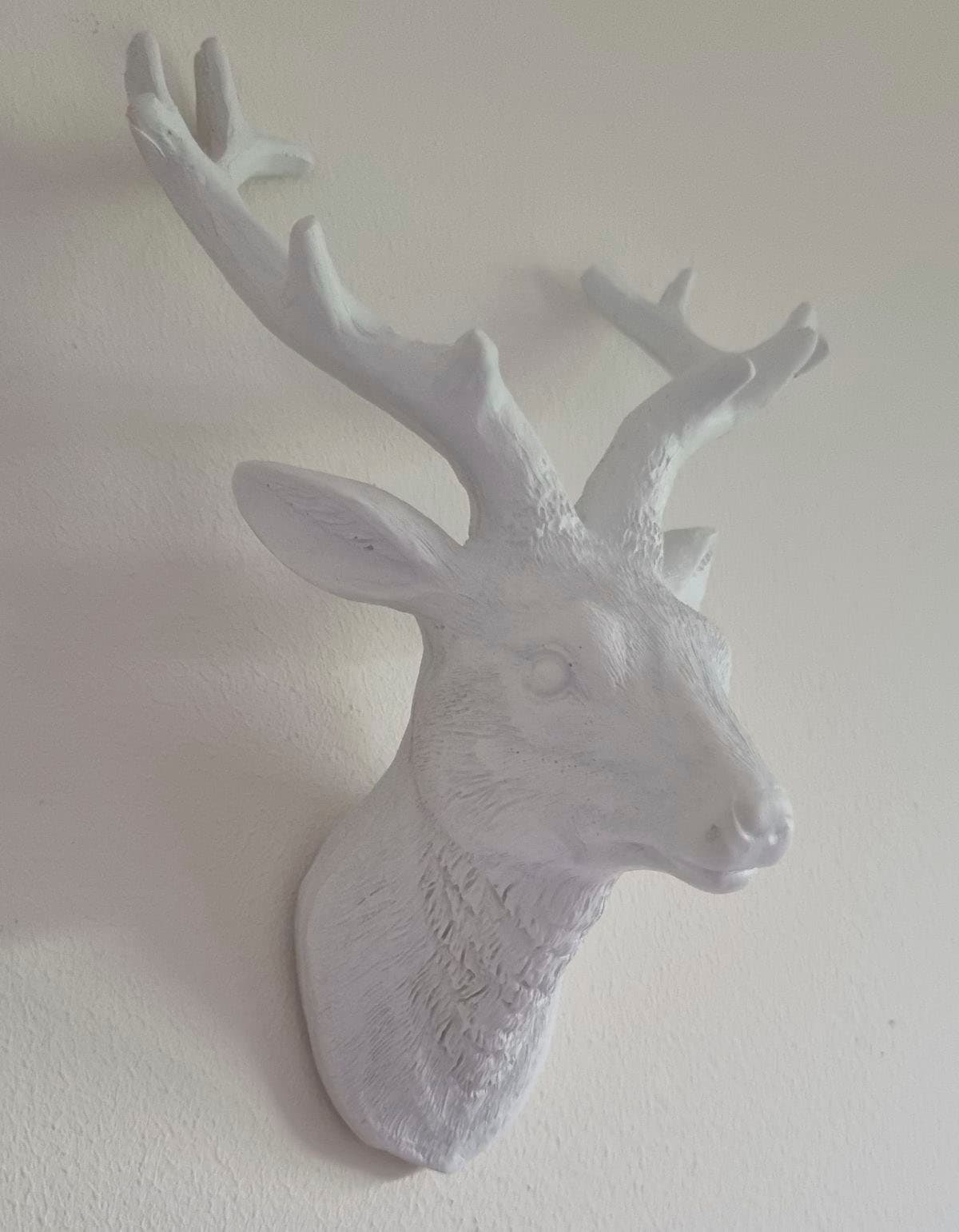 Ambiente Haus Tierfigur »Hirsch Wanddeko - weiss (H) 20cm«