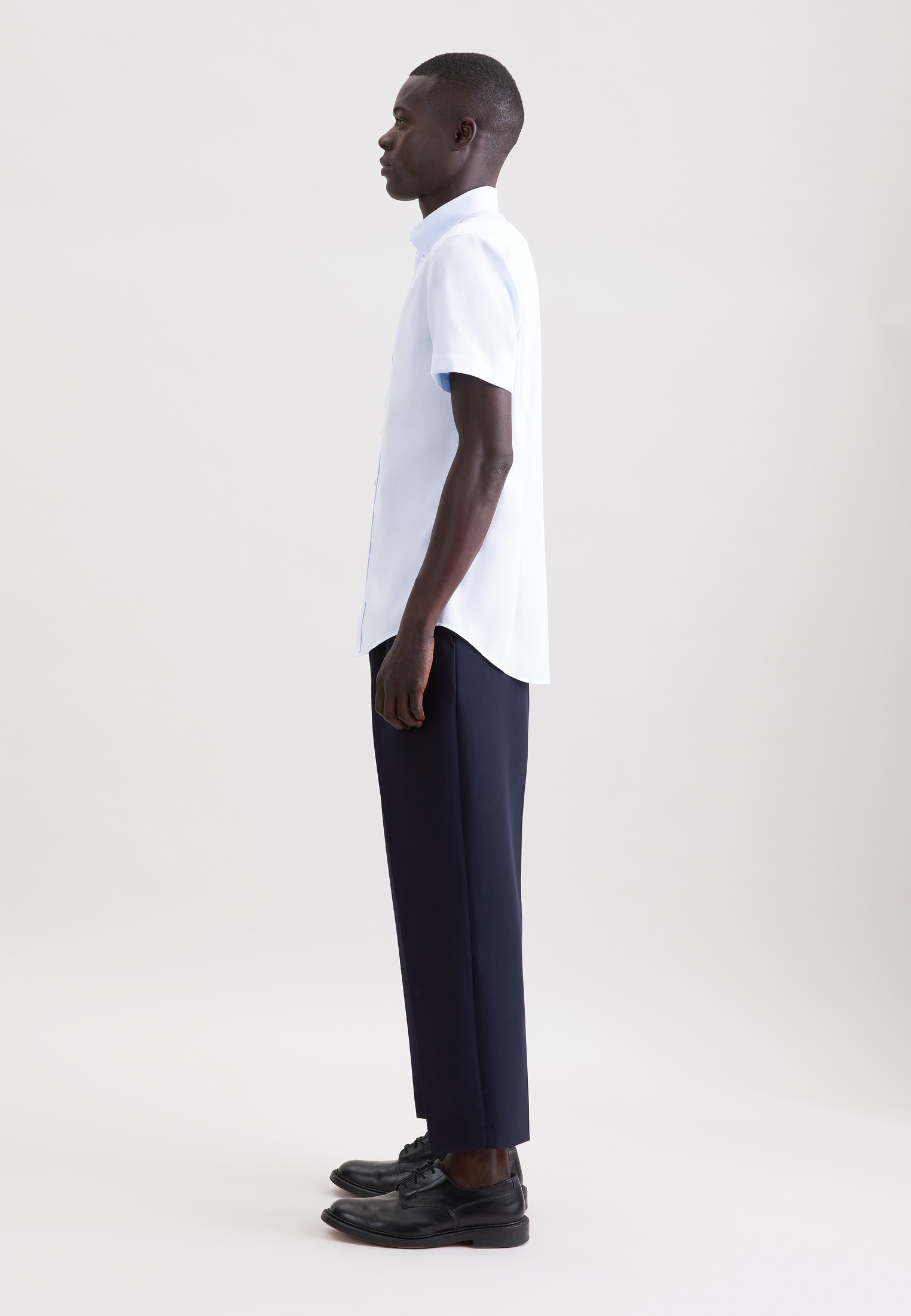 seidensticker Businesshemd »Schwarze Rose« Slim 1/2 Button-Down-Kragen Struktur