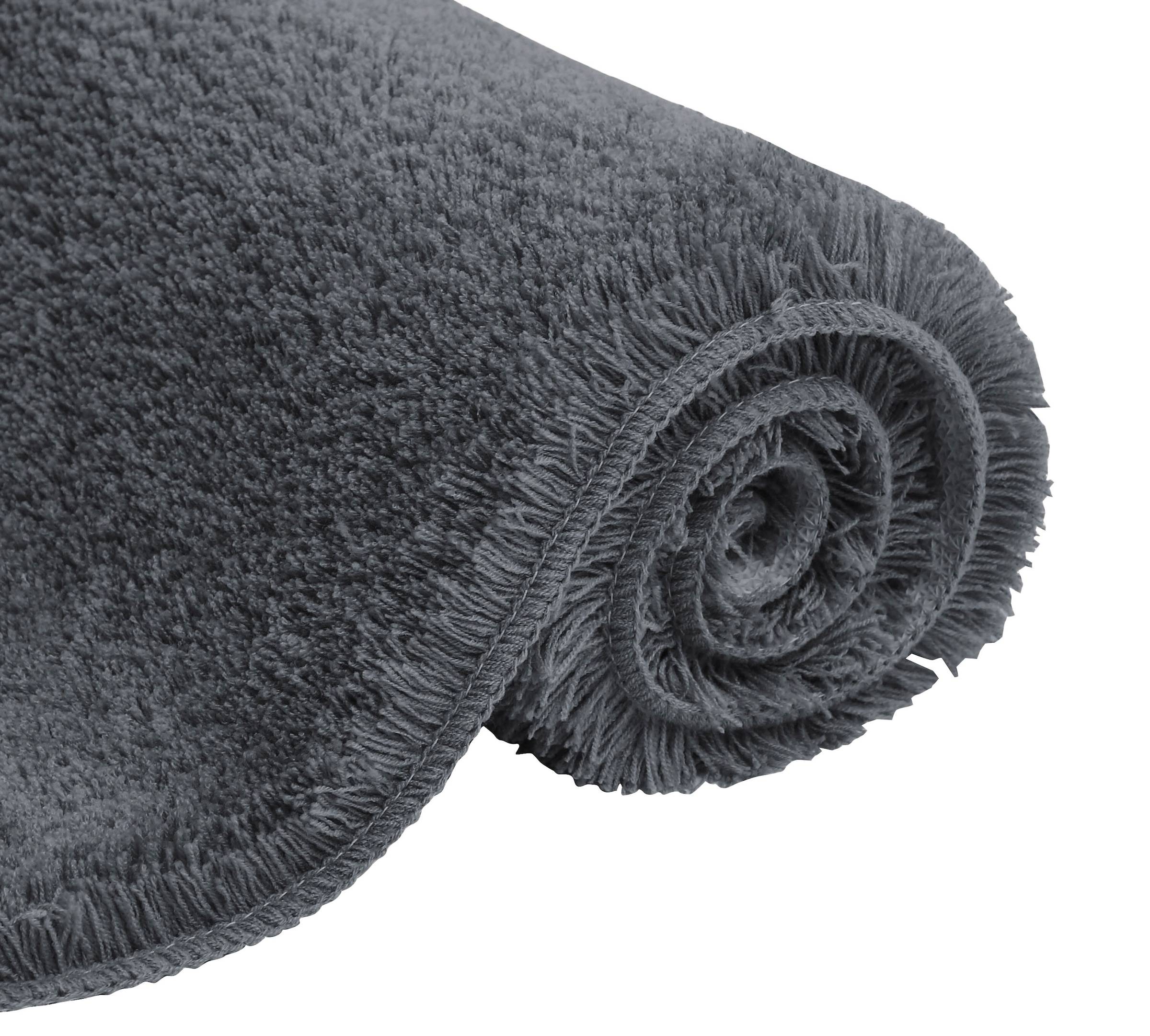 my home Badematte »Merida, Badvorleger, Badezimmer Teppich« Höhe 32 mm rutschhemmend beschichtet fußbodenheizungsgeeignet | schnell trocknend | strapazierfähig Badteppich, Uni Farben, rechteckig, rund & als 2-tlg. Set erhältlich