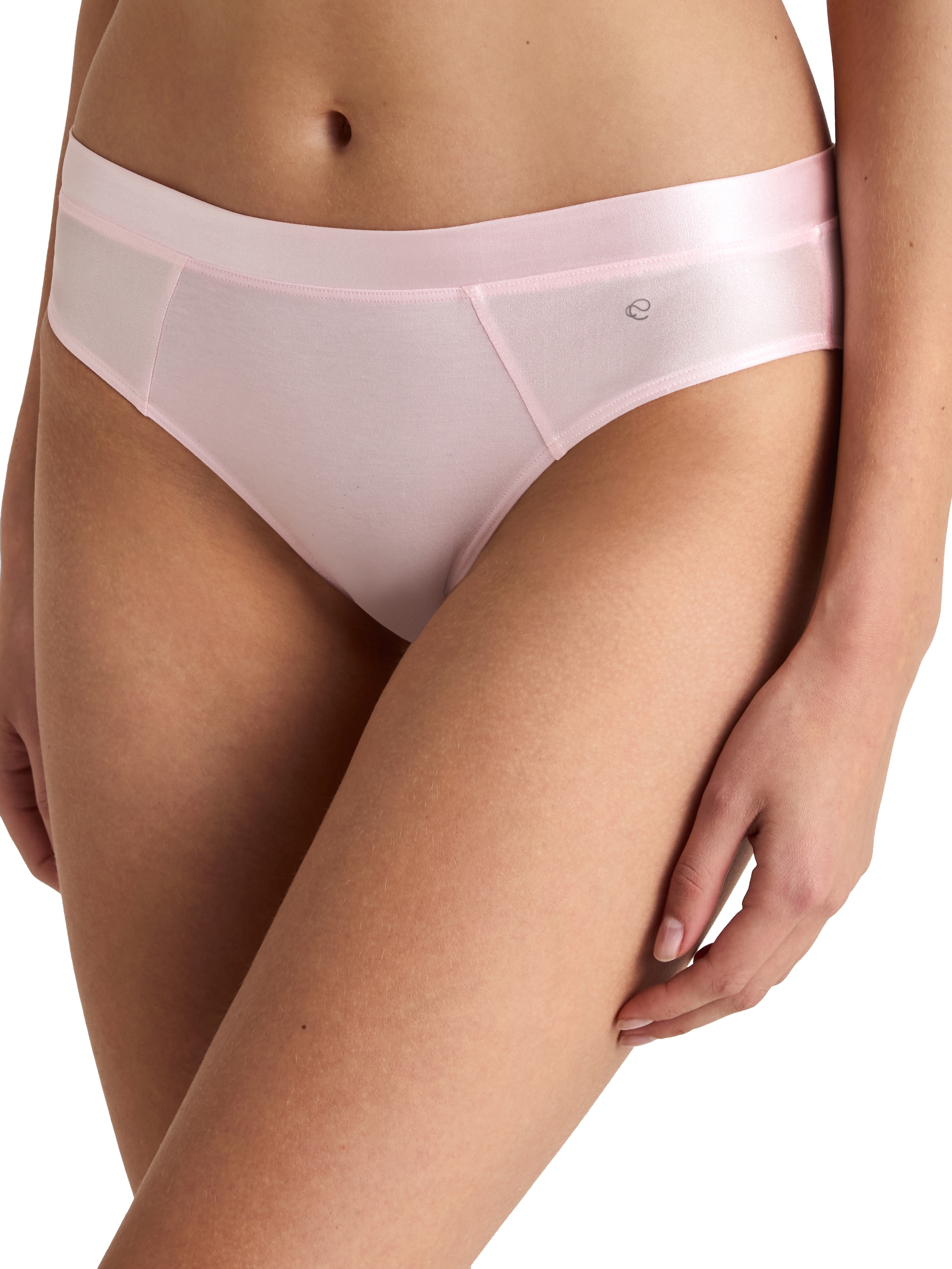 CALIDA Slip »Cate« schimmernde Satin-Blende, femininer Look, Single Jersey, elastisch