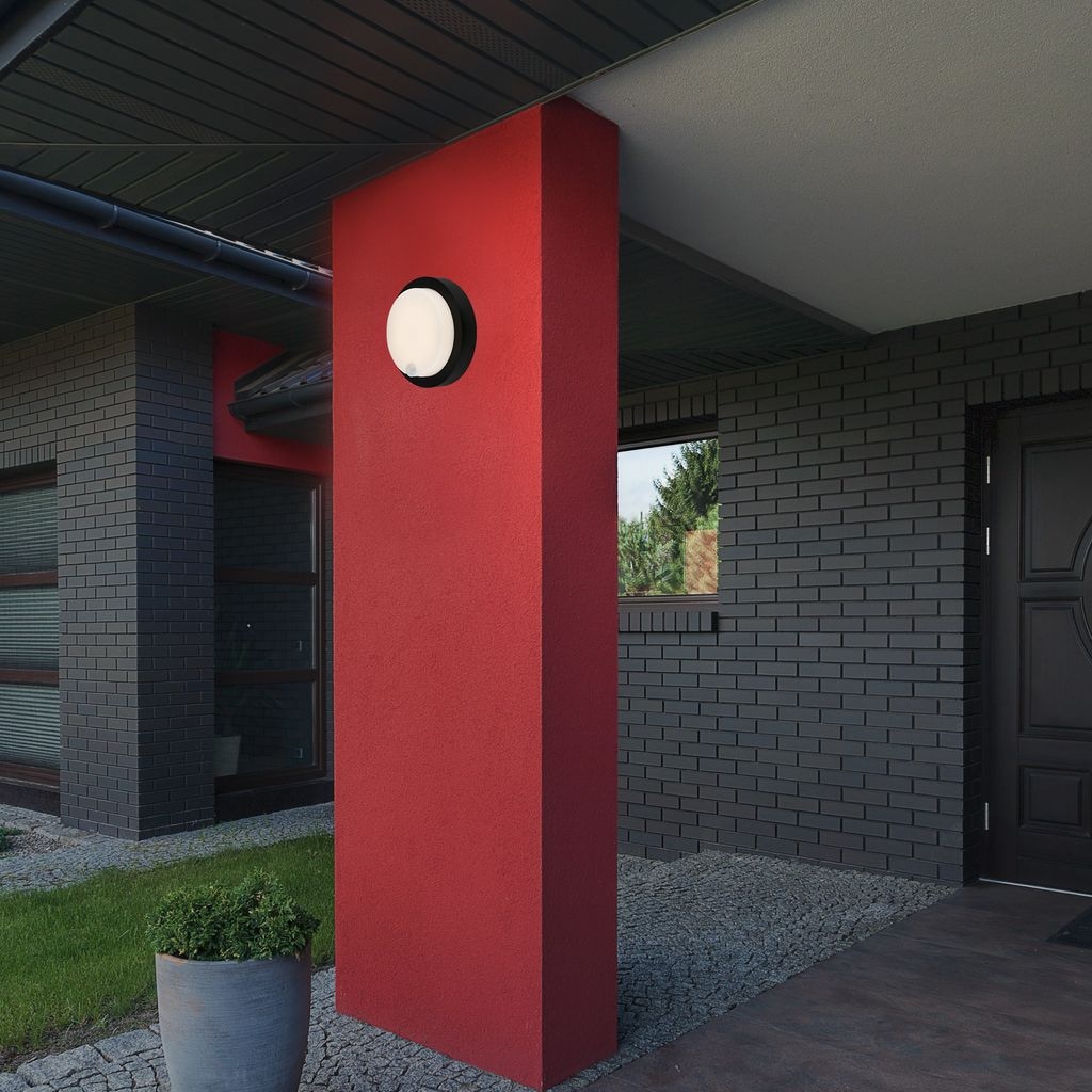 Briloner Leuchten Außen-Wandleuchte »Akku LED Außenwandleuchte mit Bewegungsmelder, Kunststoff, schwarz«