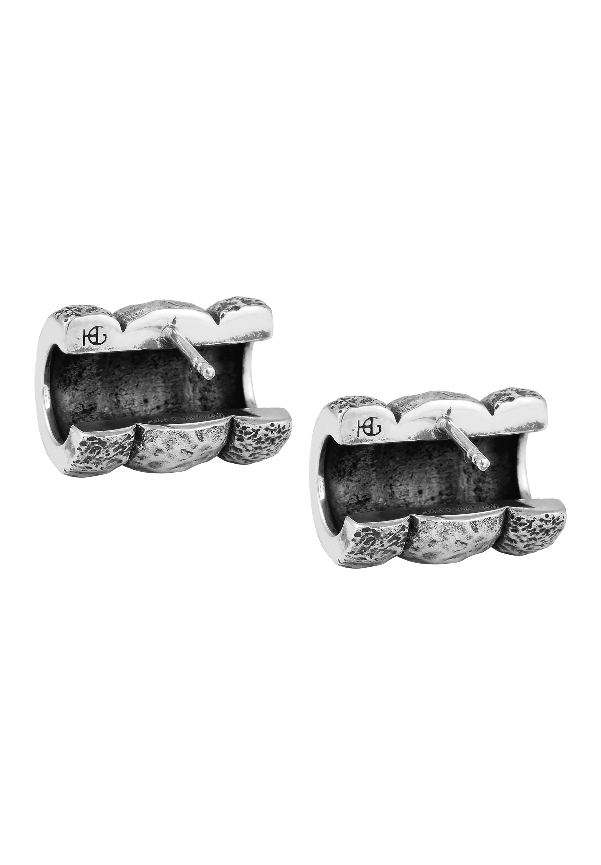 HAZE & GLORY Paar Ohrstecker »Ohrringe Ohrstecker Organic 925 Sterling Silber Oxidiert«