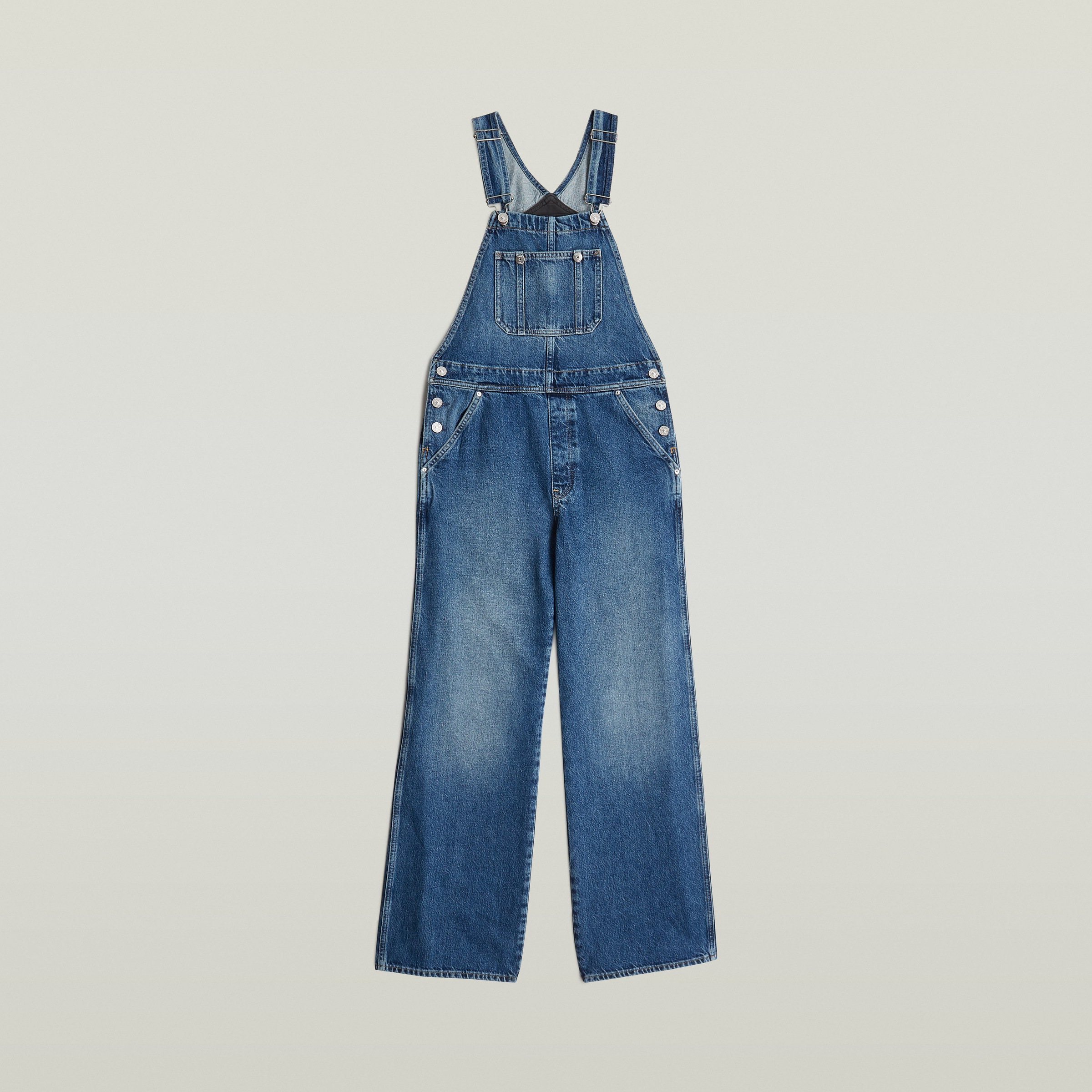 G-STAR Latzhose »Straight Leg Dungaree«, mit Knöpfen an den Seiten