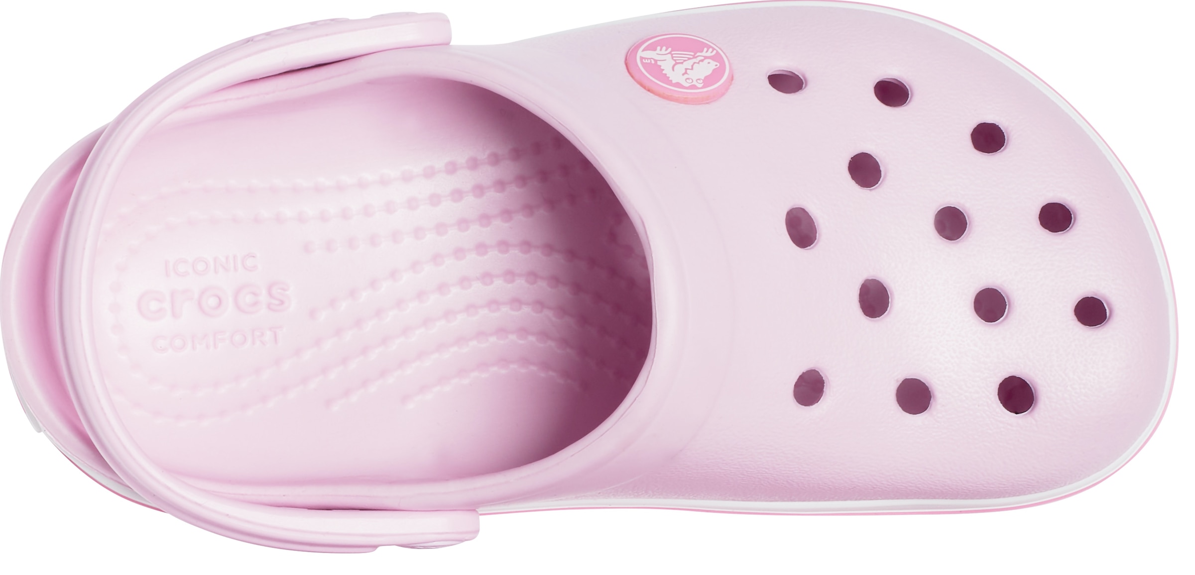 Crocs Clog »Crocband Clog K«, Sommerschuh, Schlappen, Hausschuh, Badeschuh mit Kontrast-Akzenten