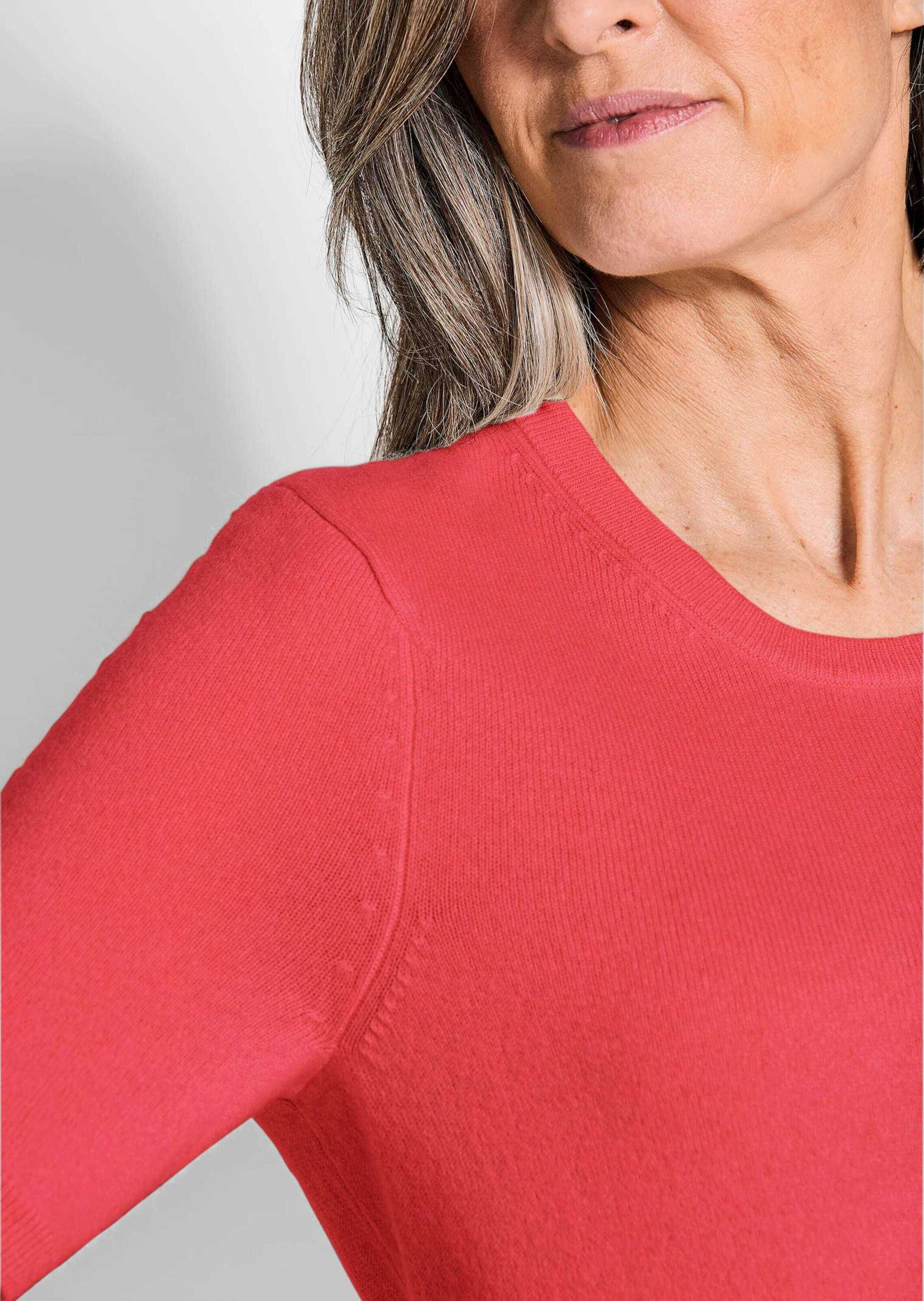 GOLDNER Kurzarmpullover »Halbarmpullover mit Rundhals aus Kaschmir«