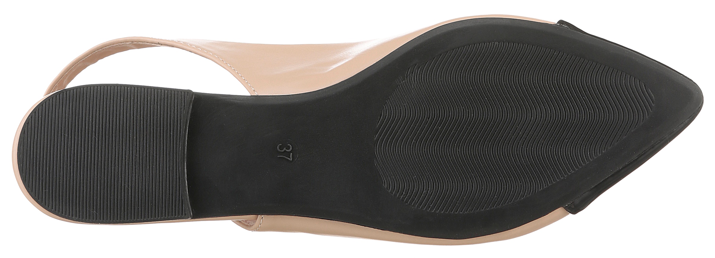 Aniston SHOES Slingpumps, Flat, Sommerschuh, Lackspitze - NEUE KOLLEKTION