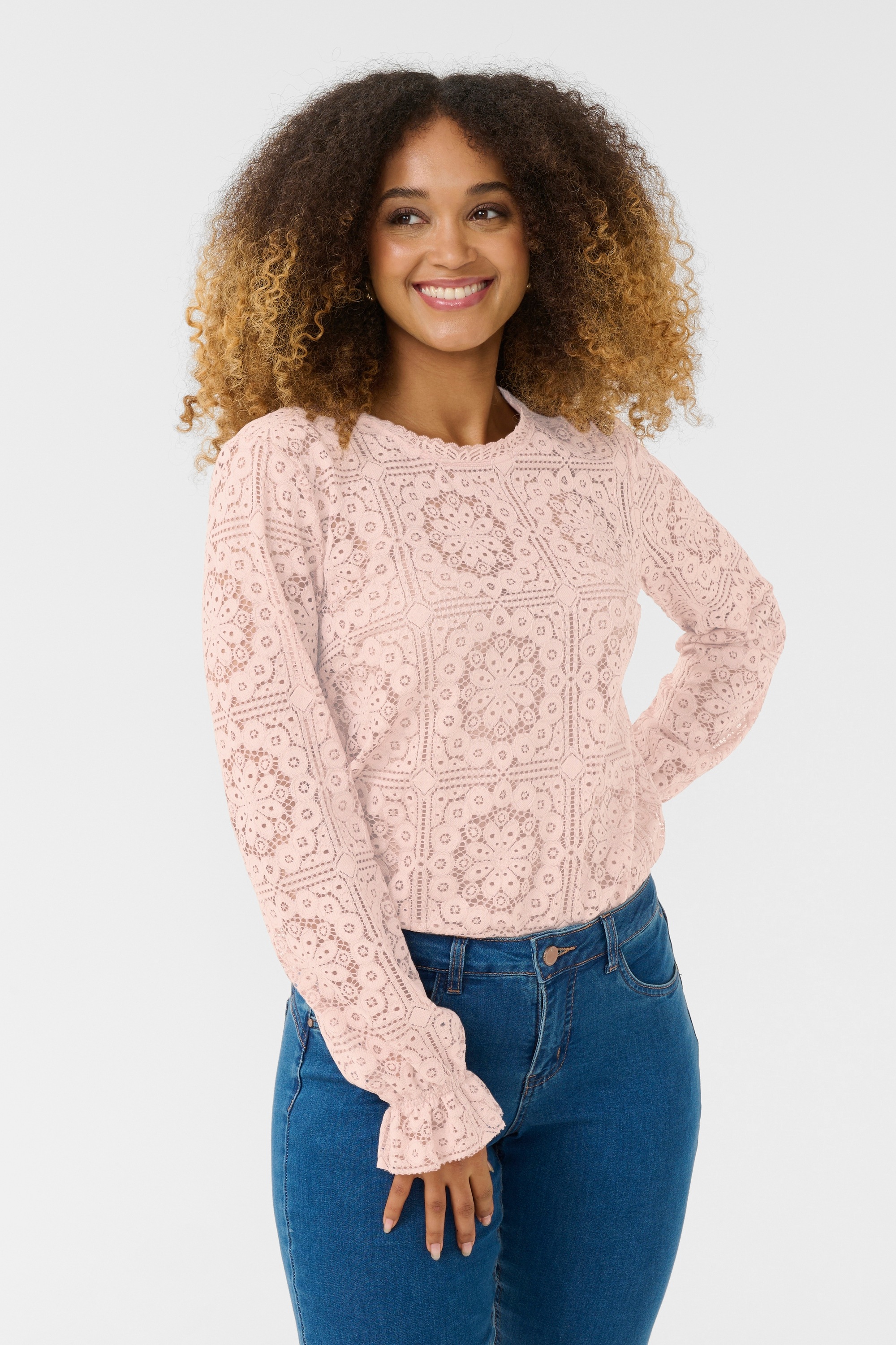 Cream Langarmbluse »Damen Bluse langarm CRTiley«