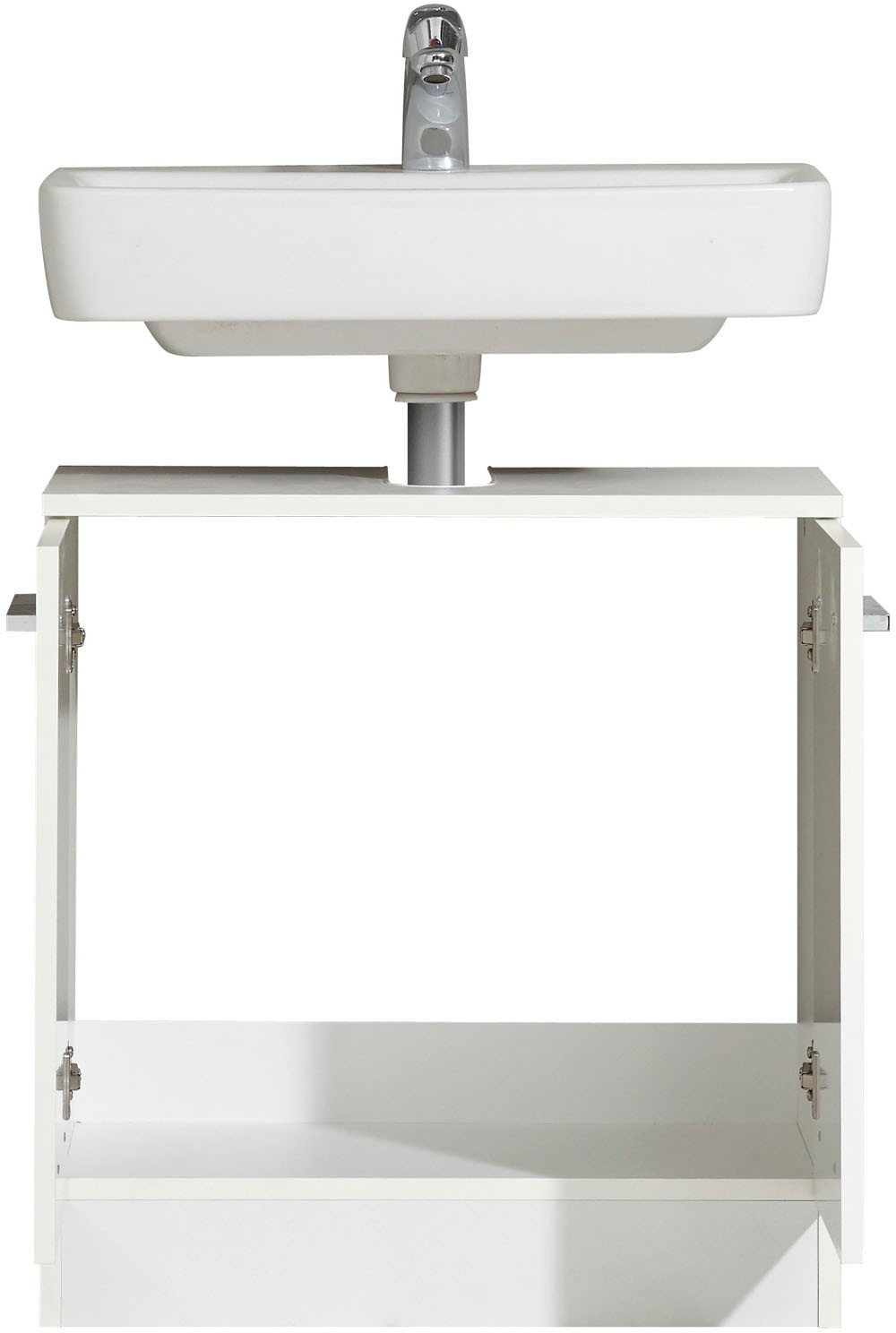 Saphir Badmöbel-Set »Quickset 335 5-teilig, Waschbeckenunterschrank mit LED-Spiegelschrank«, (5 St.), Hochschrank, Unterschrank, Hängeschrank, inkl. Türdämpfer, 7 Türen