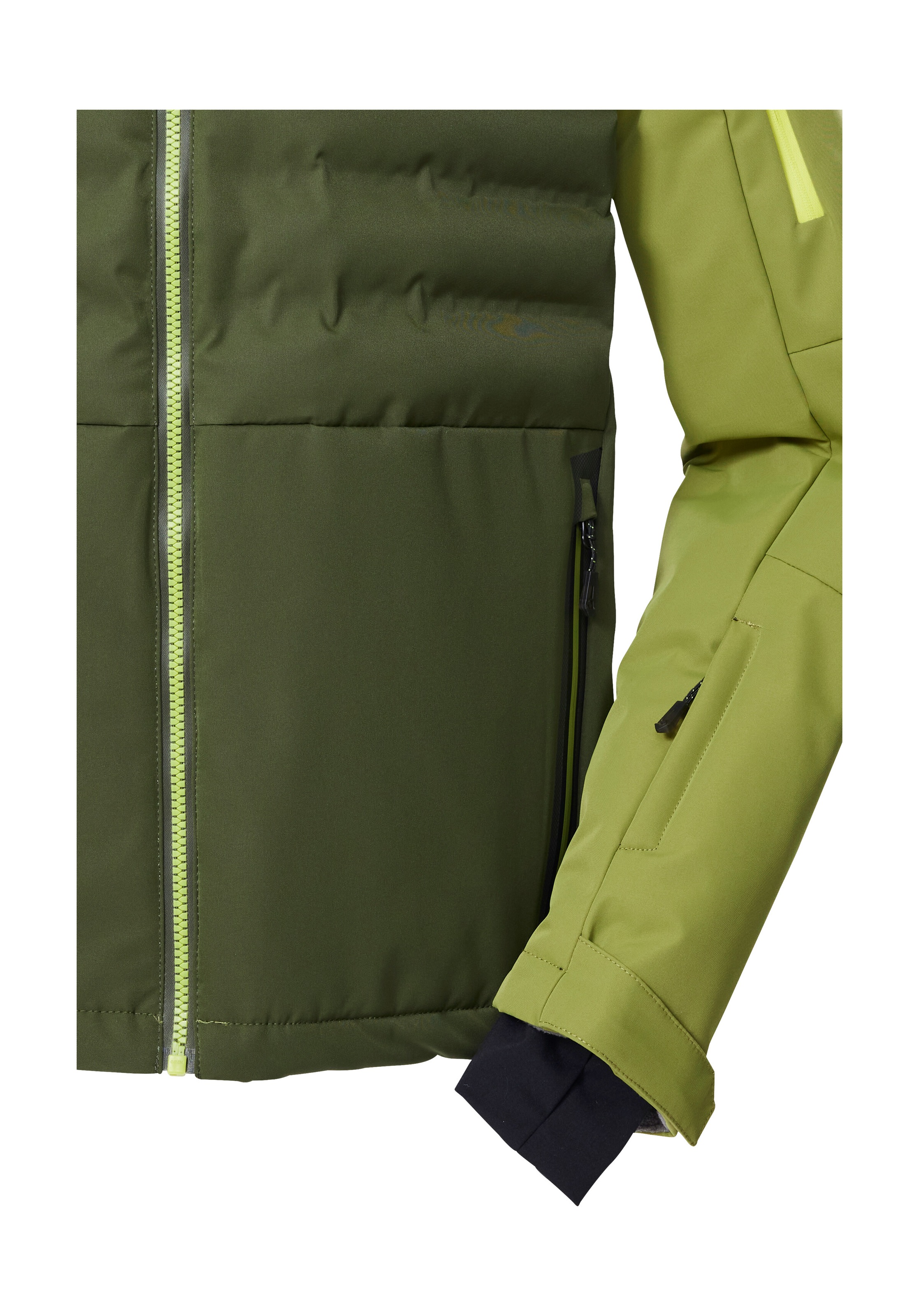 Killtec Skijacke »KSW 72 MN SKI JCKT«, Moderne Hybridoptik, winddicht, wasserabweisend, atmungsaktiv