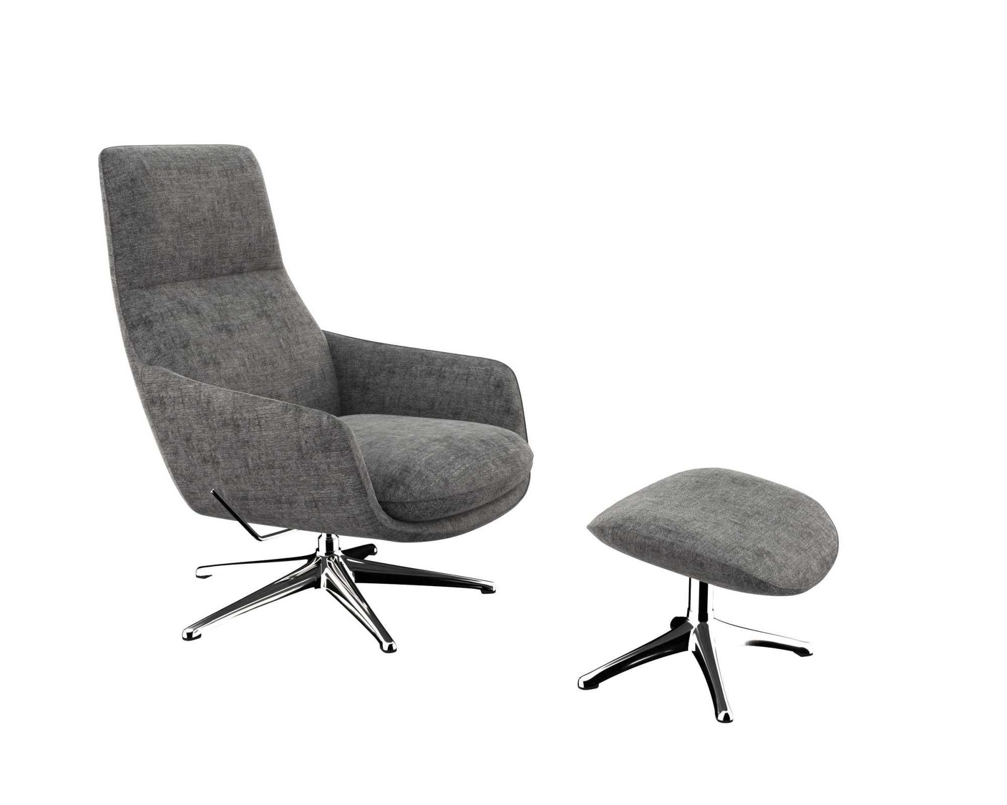 FLEXLUX Drehsessel »Marinella, Relaxsessel, Entspannung mit Premium-Komfort« Liegefunktion, drehbar, Fuß Alu, OTTOs Choice