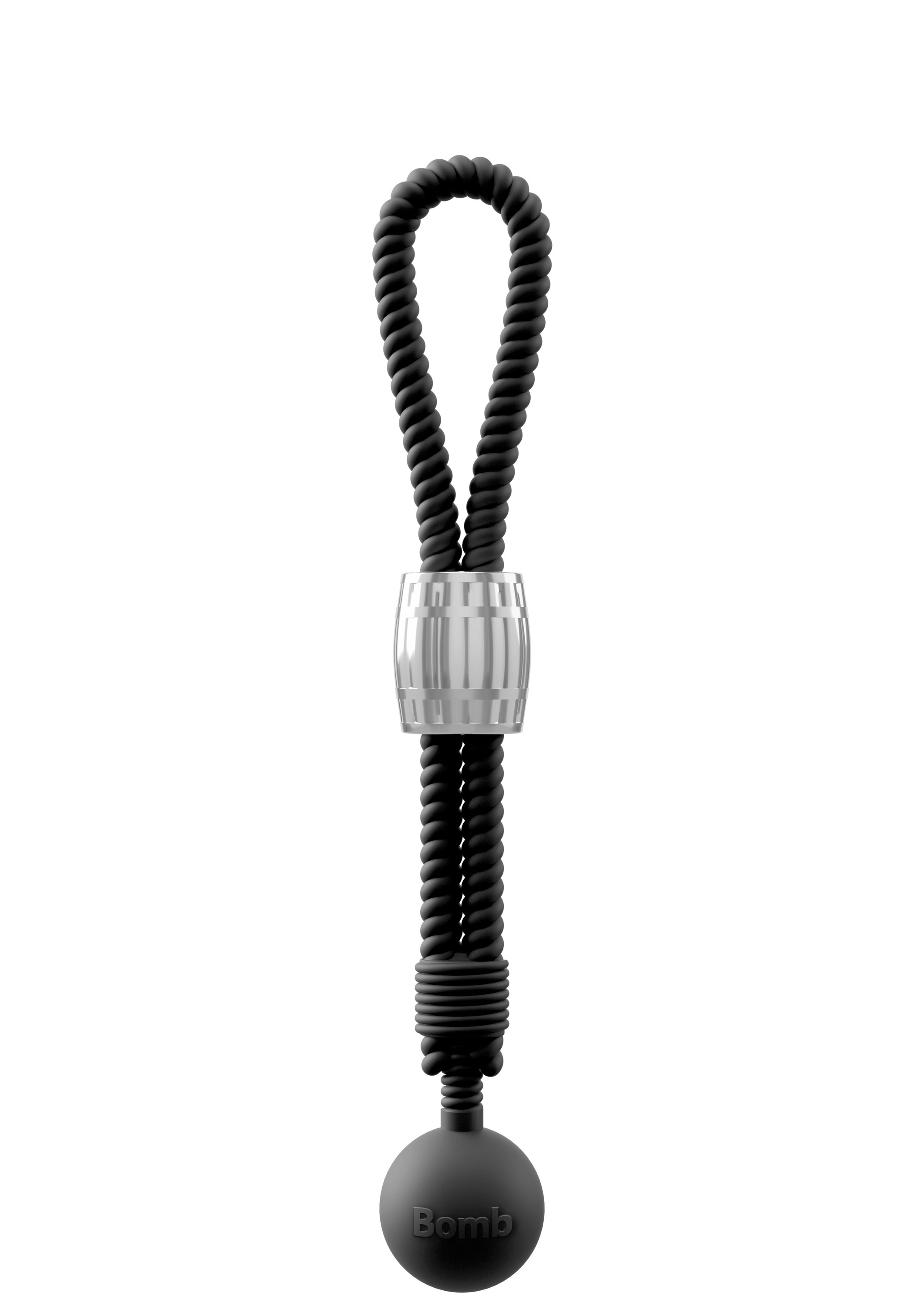 REBEL Penisring »Penisschlaufe Heavy Rope Cock Strap with Ball«