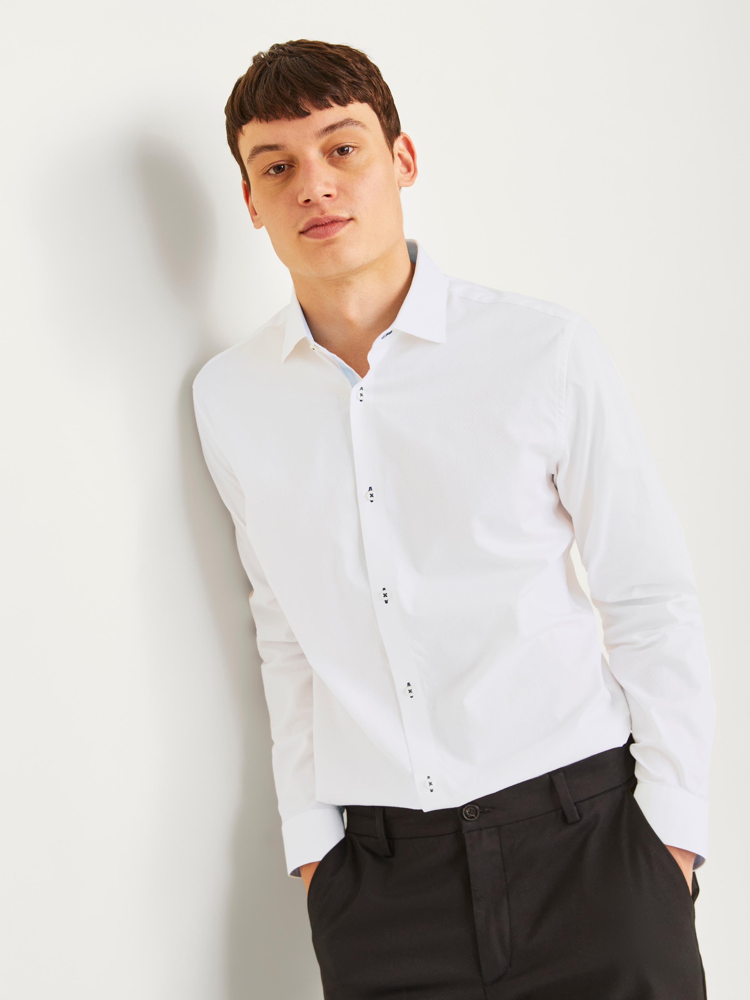 Jack & Jones Langarmhemd »JPRBLAPARKER DETAIL L/S SHIRT NOOS«