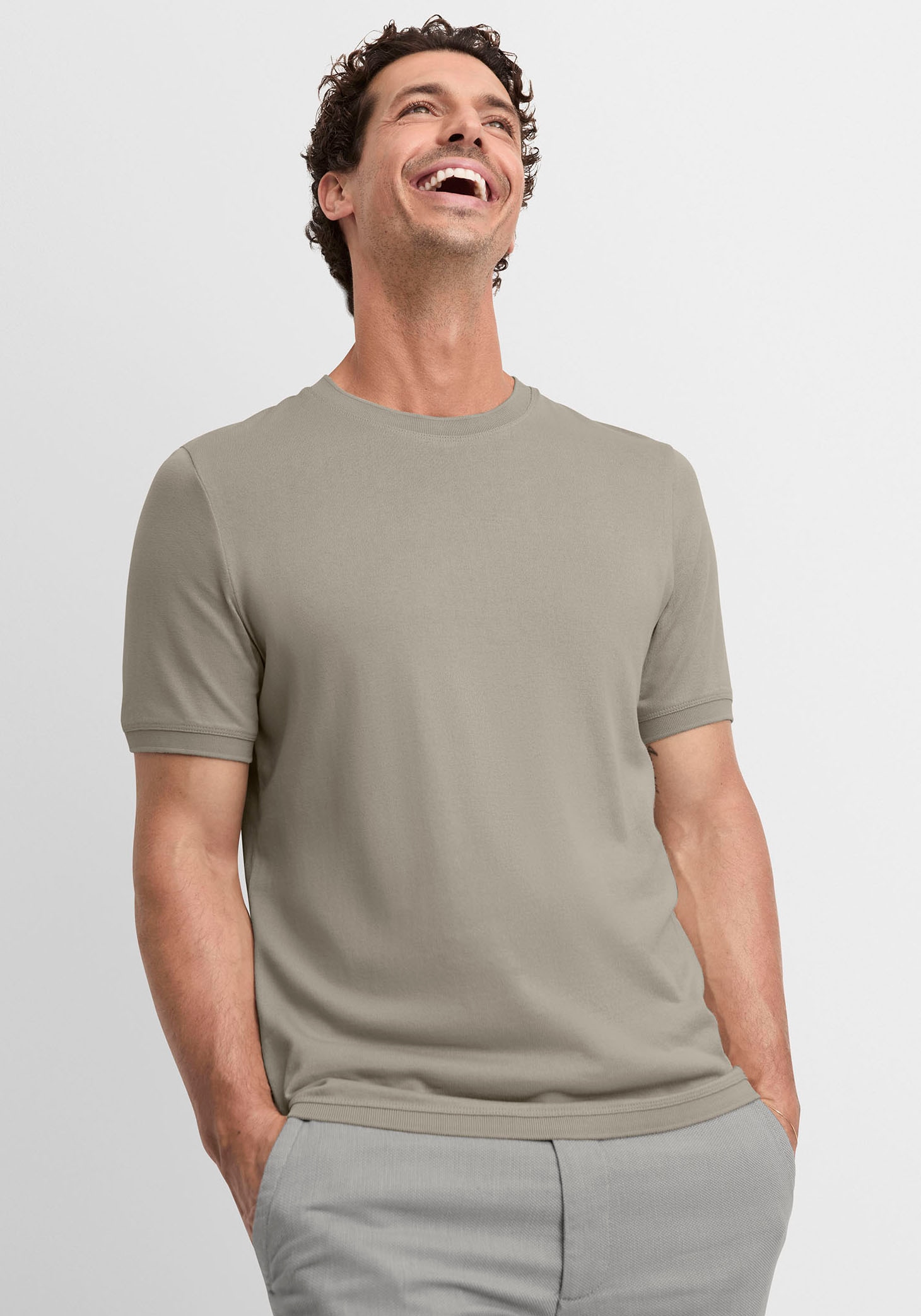 Cinque T-Shirt »CIBADI« Rundhalsausschnitt, Regular Fit