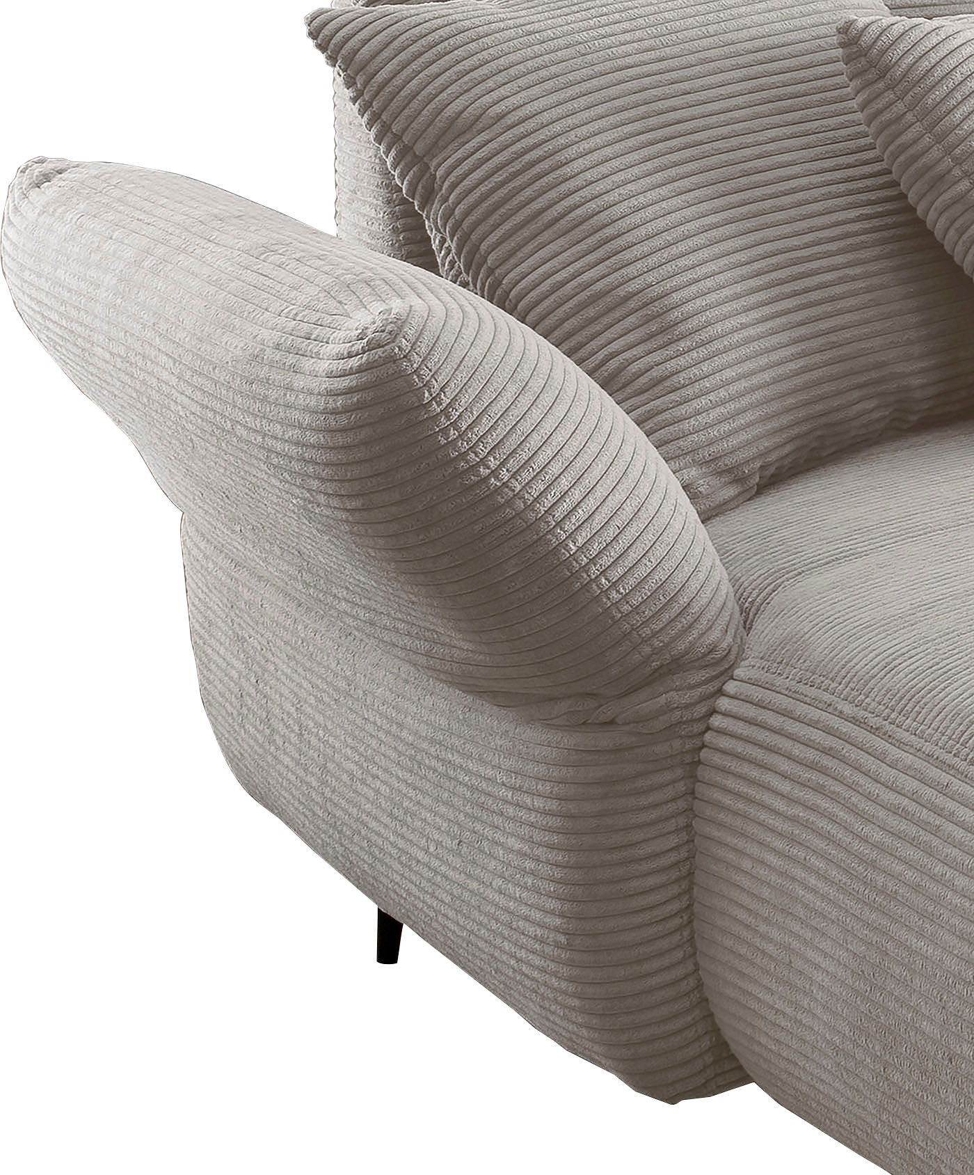 INOSIGN Ecksofa »Amarena L-Form«, inklusive Armlehnenverstellfunktion, 4x Zierkissen gratis