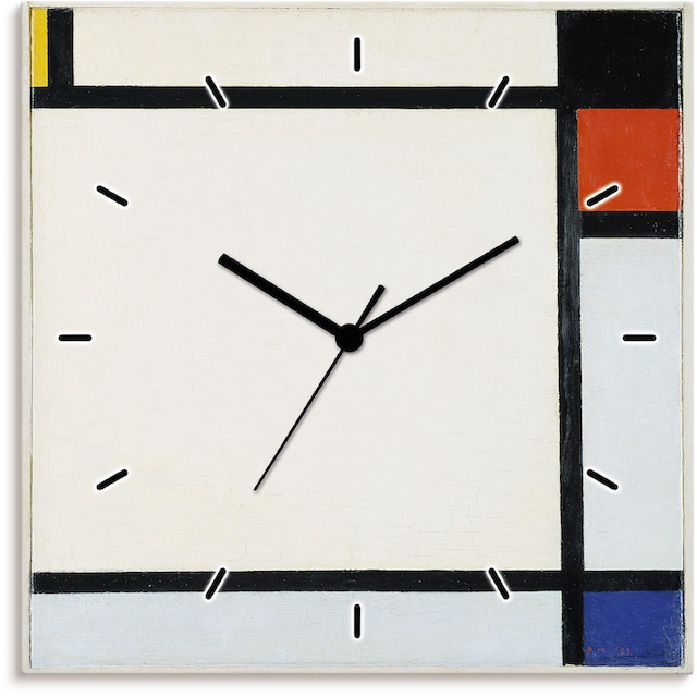 Artland Wanduhr »Tableau N X. 1925«, wahlweise mit Quarz- oder Funkuhrwerk, lautlos  ohne Tickgeräusche kaufen online bei OTTO