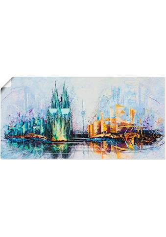 Poster »Kölner Dom Skyline 6«, Deutschland, (1 St.)