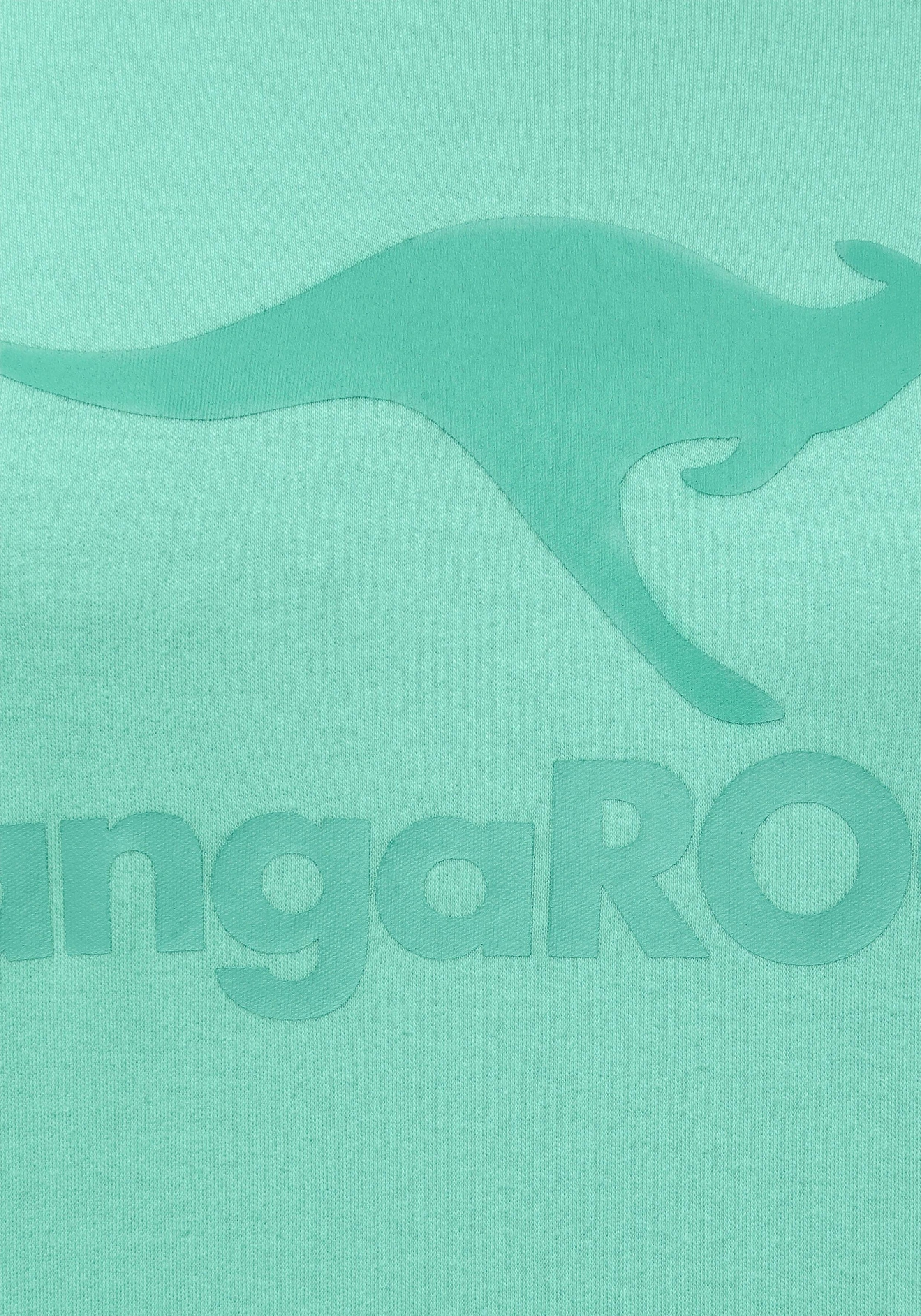 KangaROOS Sweatshirt, Langarm, figurumspielender Schnitt, mit Print, Rundhalsausschnitt