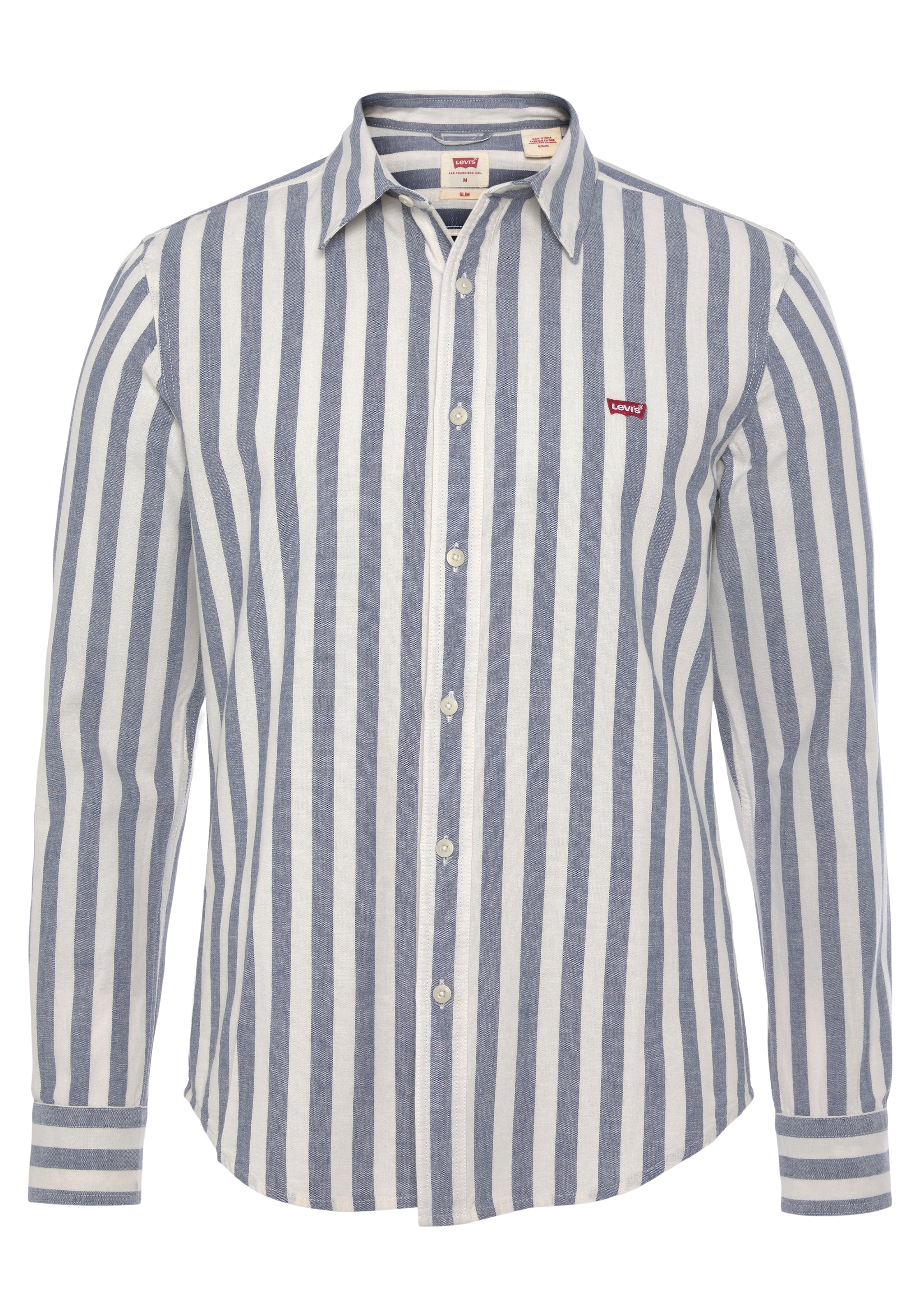 Levi's® Streifenhemd »BATTERY HM SHIRT«, aus Baumwolle, mit Logostickerei  online bestellen bei OTTO