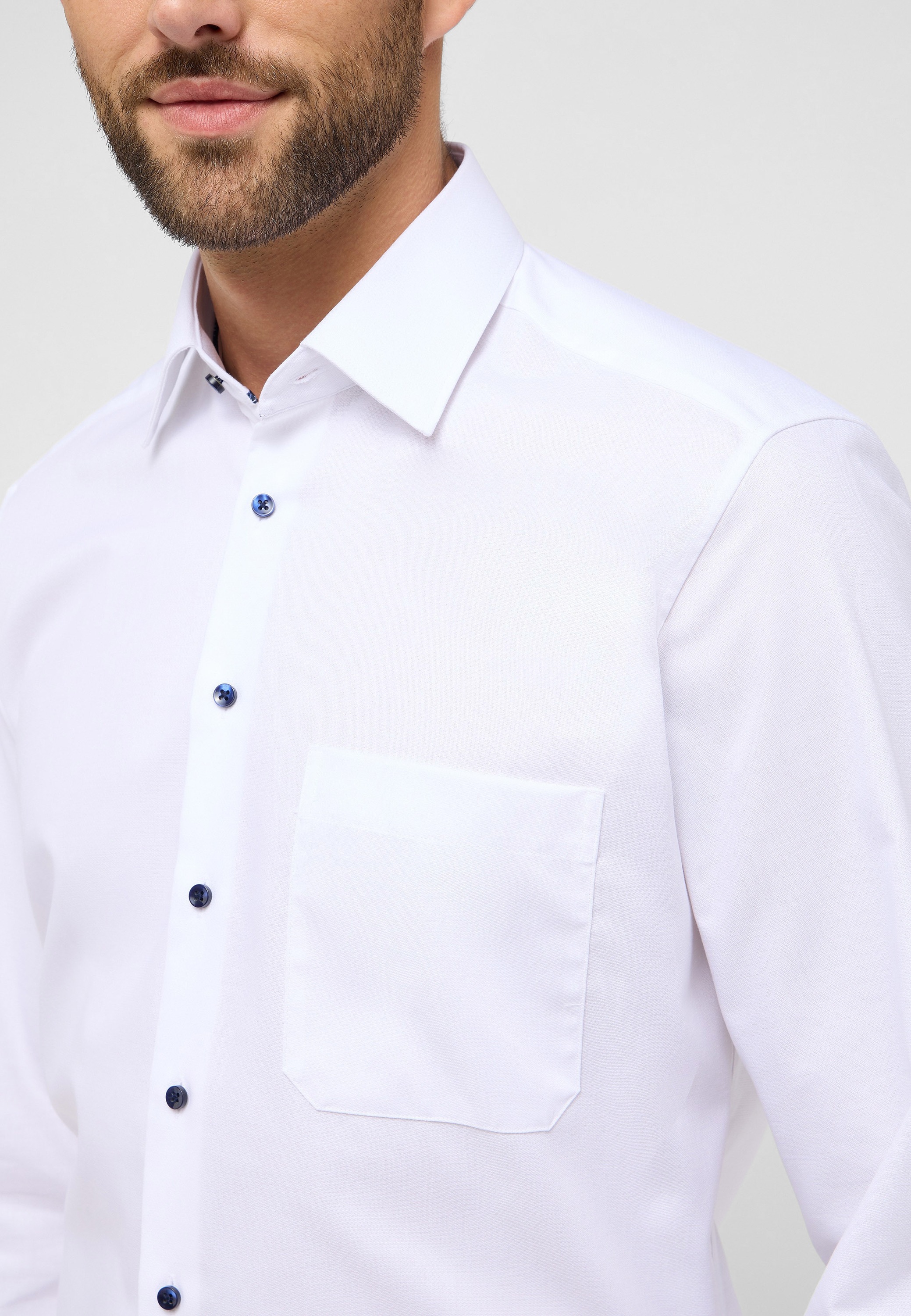 Eterna Langarmhemd »COMFORT FIT«, NON IRON (bügelfrei)