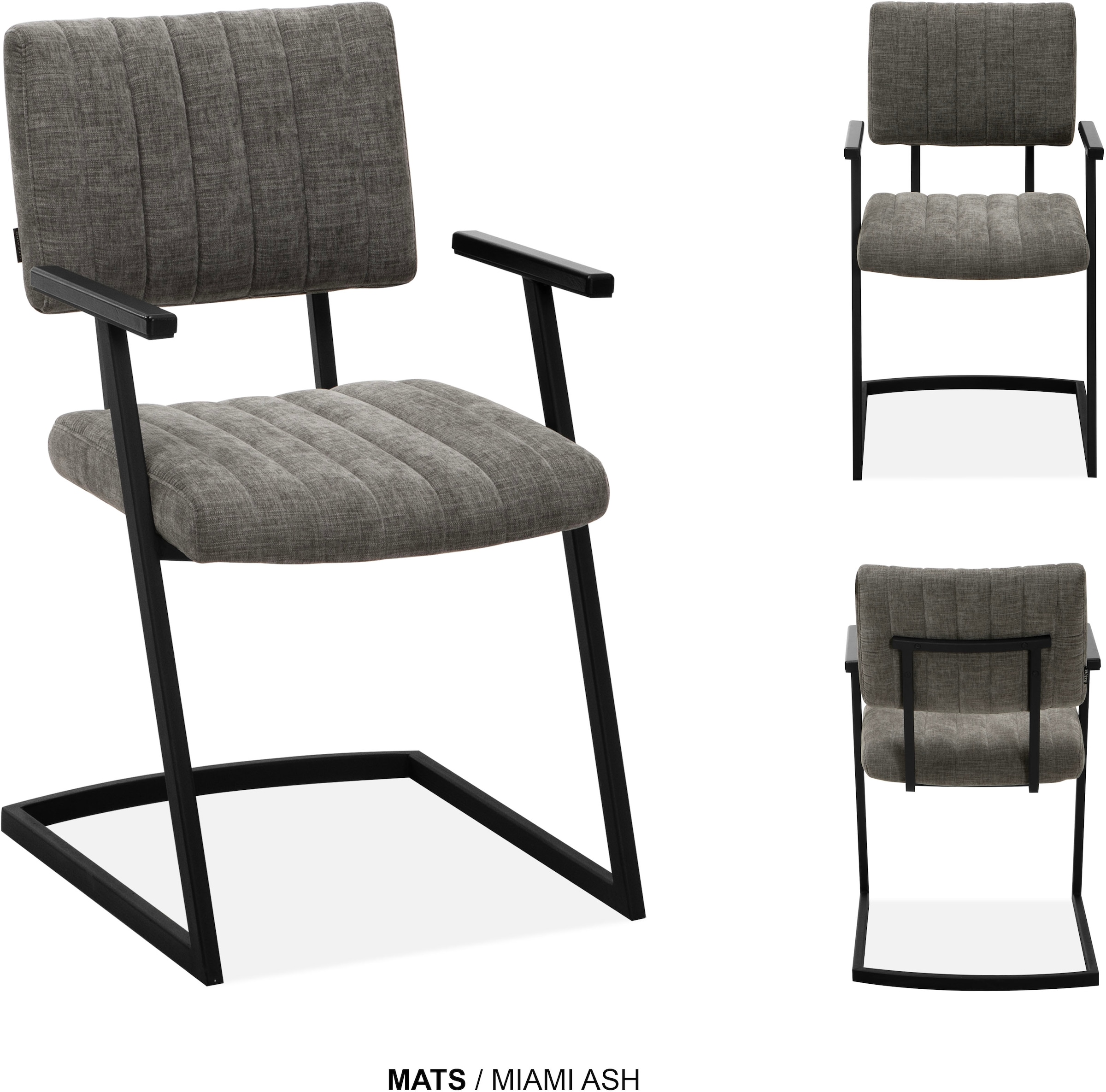 OMG Design Esszimmerstuhl »Mats« (Set) 2 Stk.moderner Bezug, bequem gepolstert