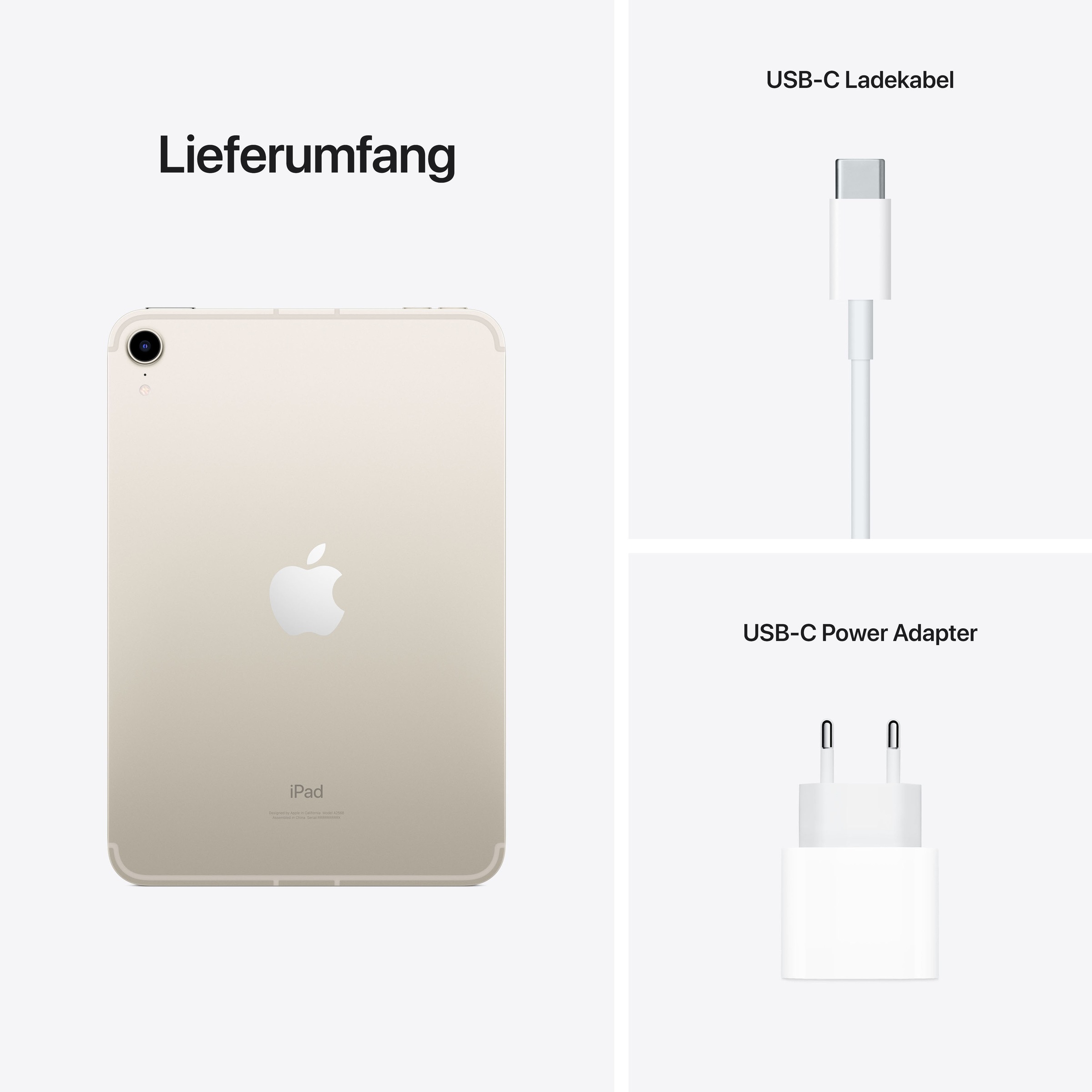 Apple Tablet »iPad mini Wi-Fi + Cellular (2021)«, (21,08 cm / 8,3 Zoll), iPadOS, 5G,)