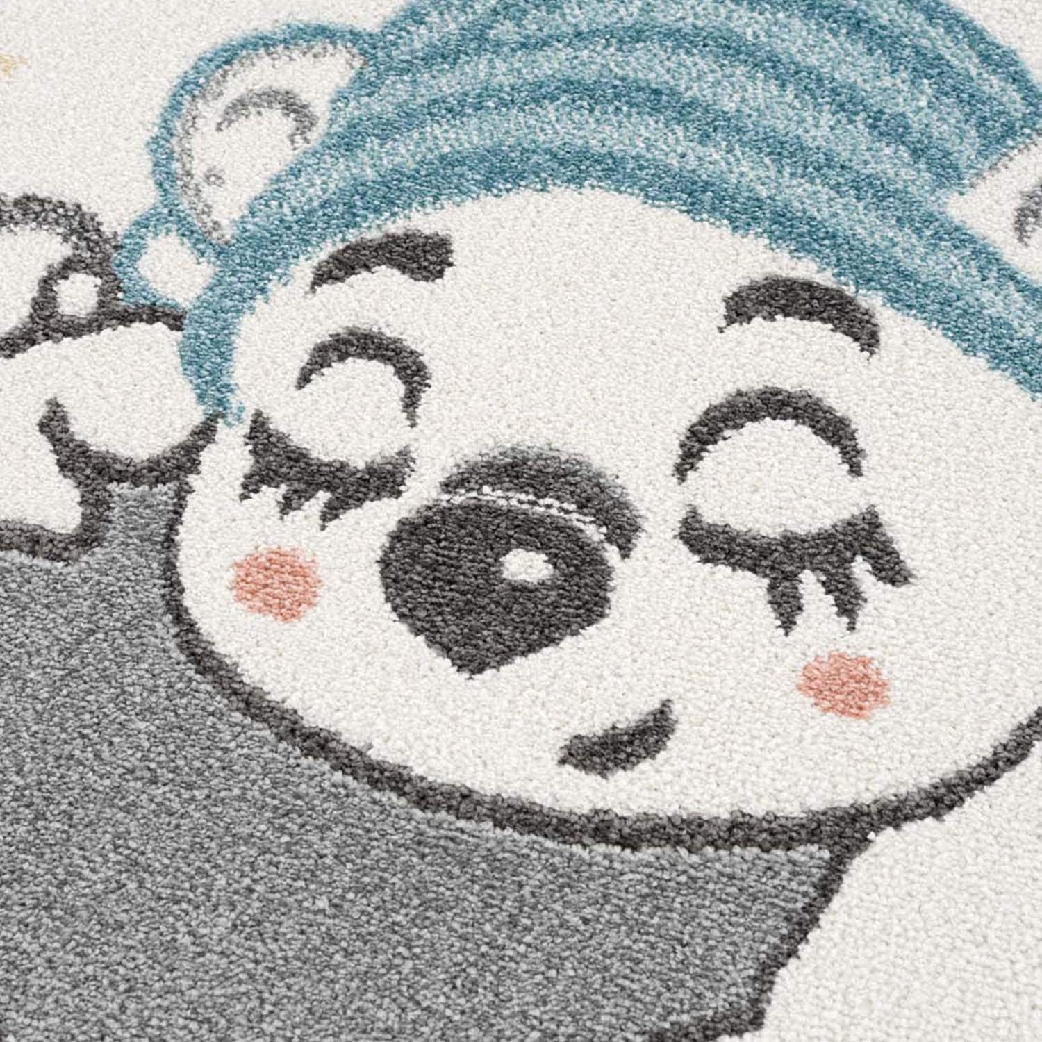 Carpet City Kinderteppich »Anime9385«, rechteckig, 11 mm Höhe, Babyteppich, Sterne, Mond, Nachthimmel, Weicher Flor, Pflegeleicht