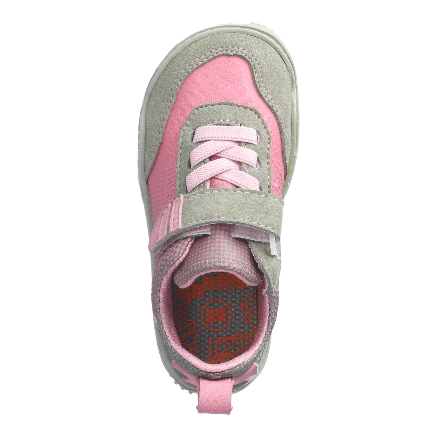qnuffs Barfußschuh »Fichte«  Klettschuh, Sneaker, Halbschuh mit Kontrastbesätzen