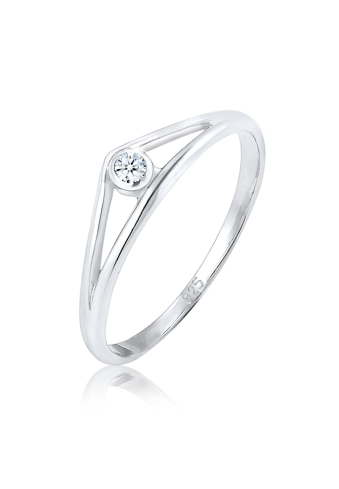 Diamore Verlobungsring Verlobungsring Geo Diamant 0 03 Ct 925 Silber Kaufen Im Otto Online Shop