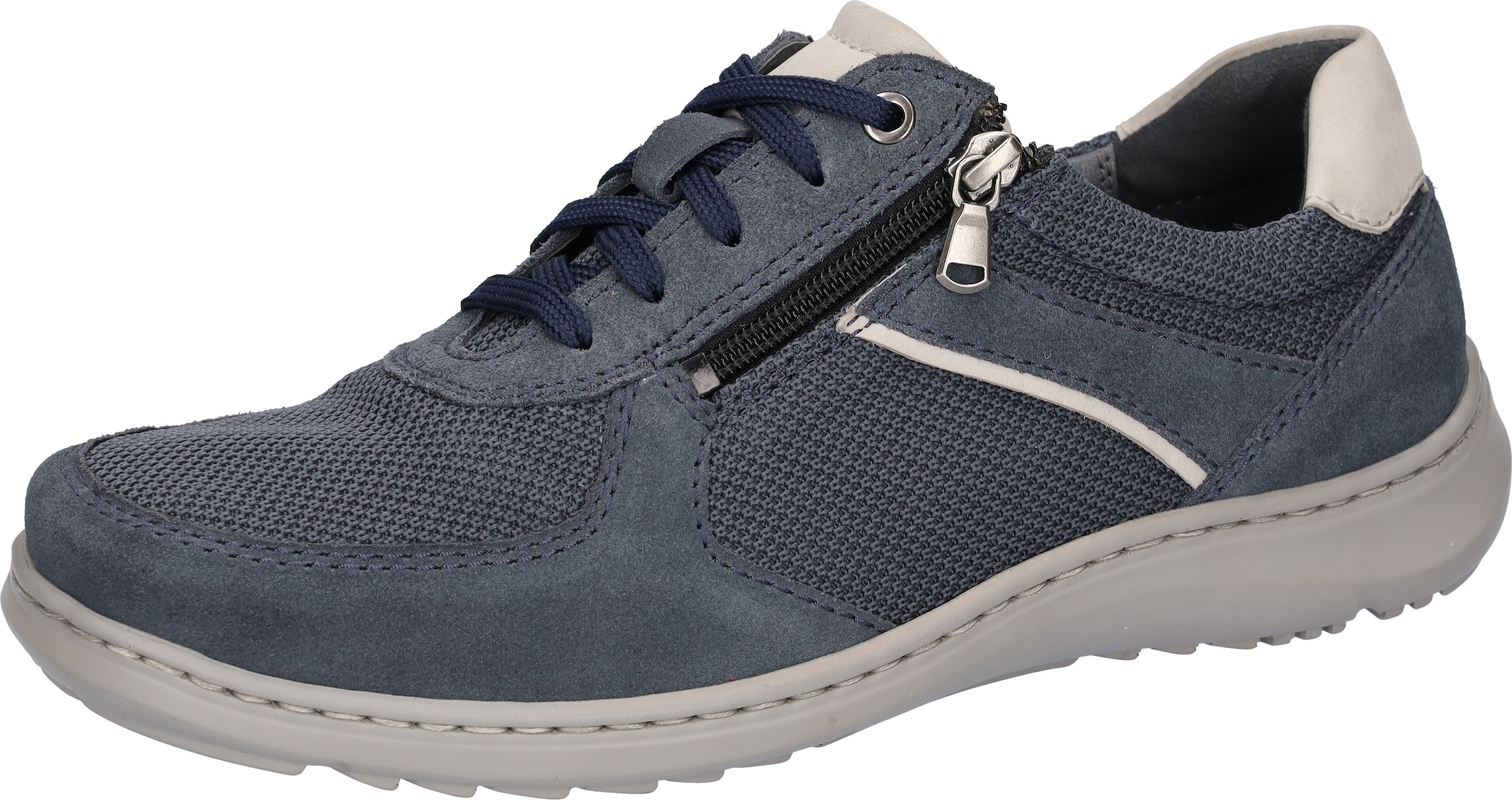 Waldläufer Sneaker »HERWIG«  Komfortschuh, Bequemschuh, Schnürschuh in Komfortweite H (= sehr weit)