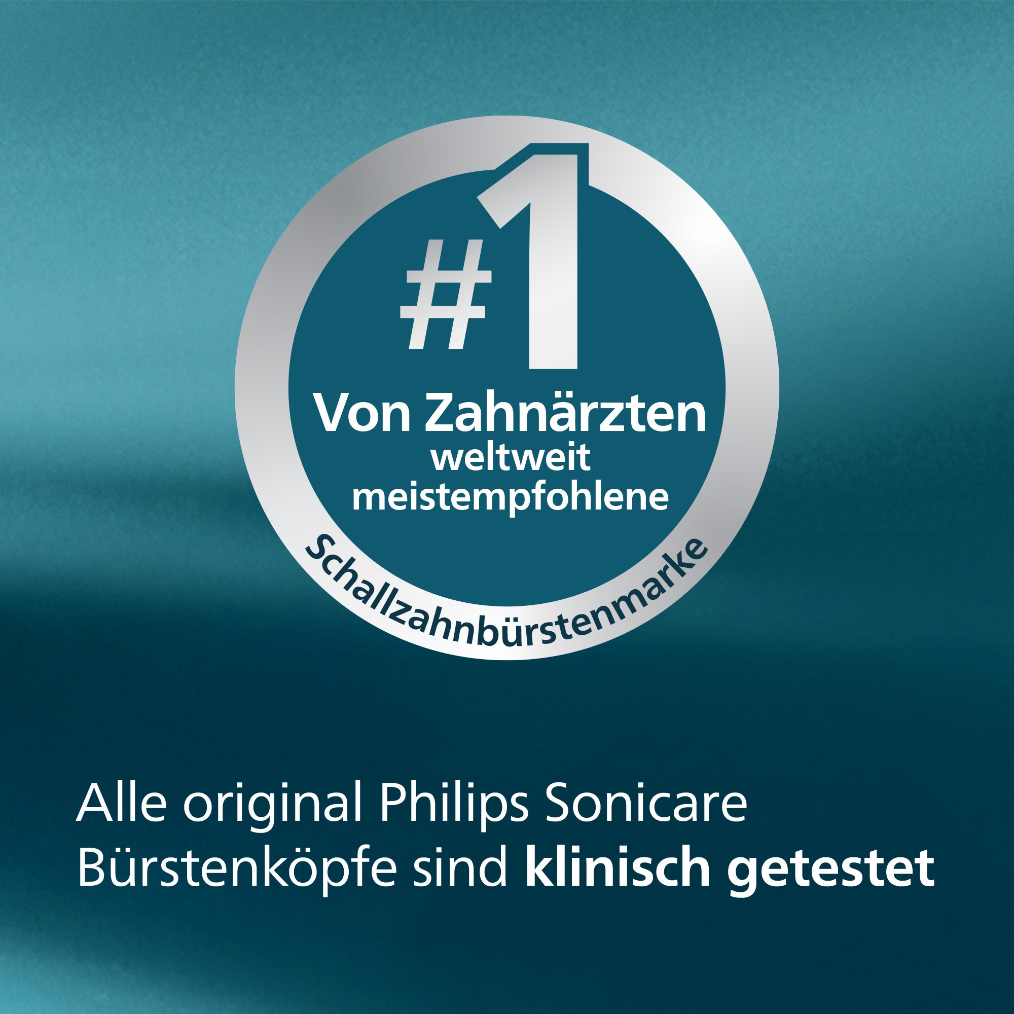 Philips Sonicare Aufsteckbürsten »S Sensitive«, für empfindliche Zähne und Zahnfleisch, für jedes Sonicare Handstück